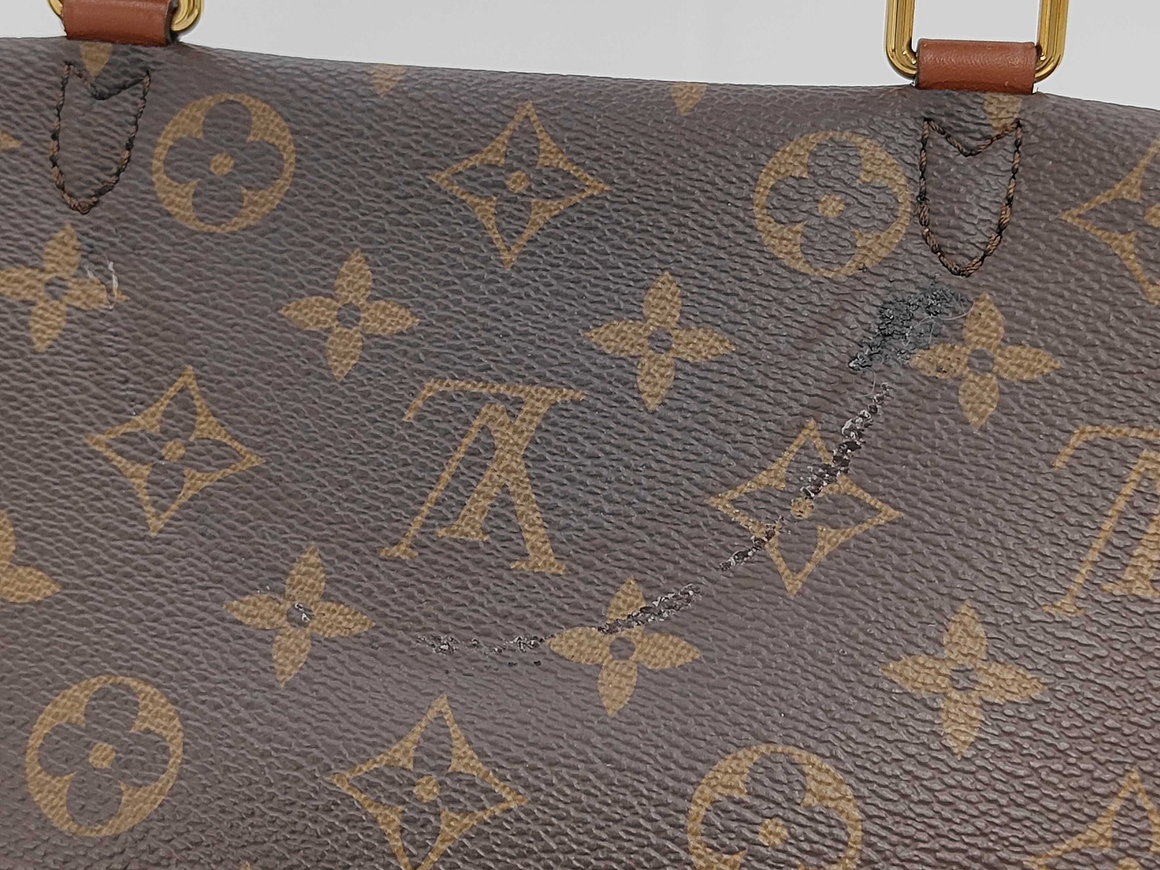 Monogram Louis Vuitton Brown Red Monogram Vaugirard PM 2-Way Handbag — view 3