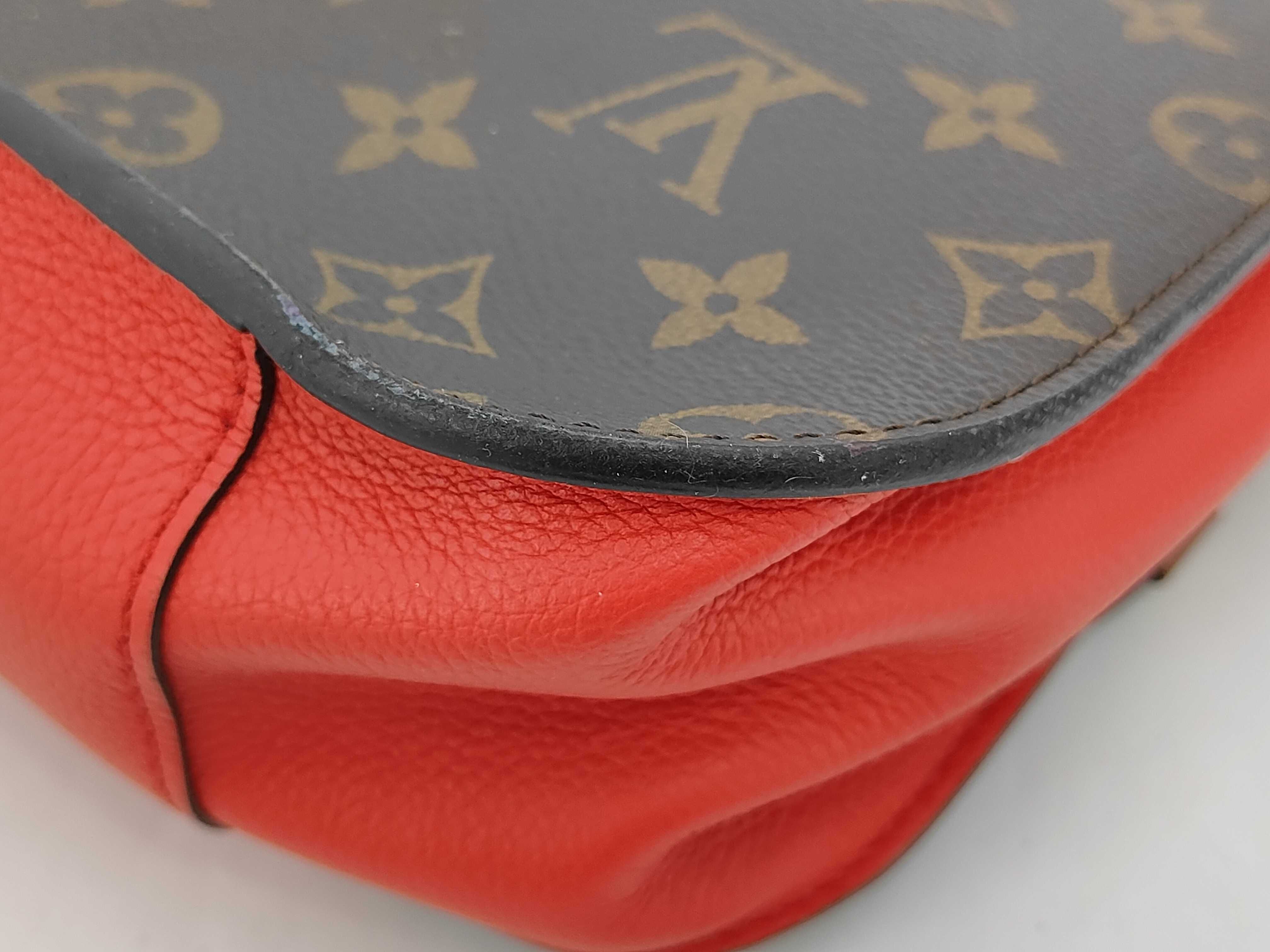 Monogram Louis Vuitton Brown Red Monogram Vaugirard PM 2-Way Handbag — view 4