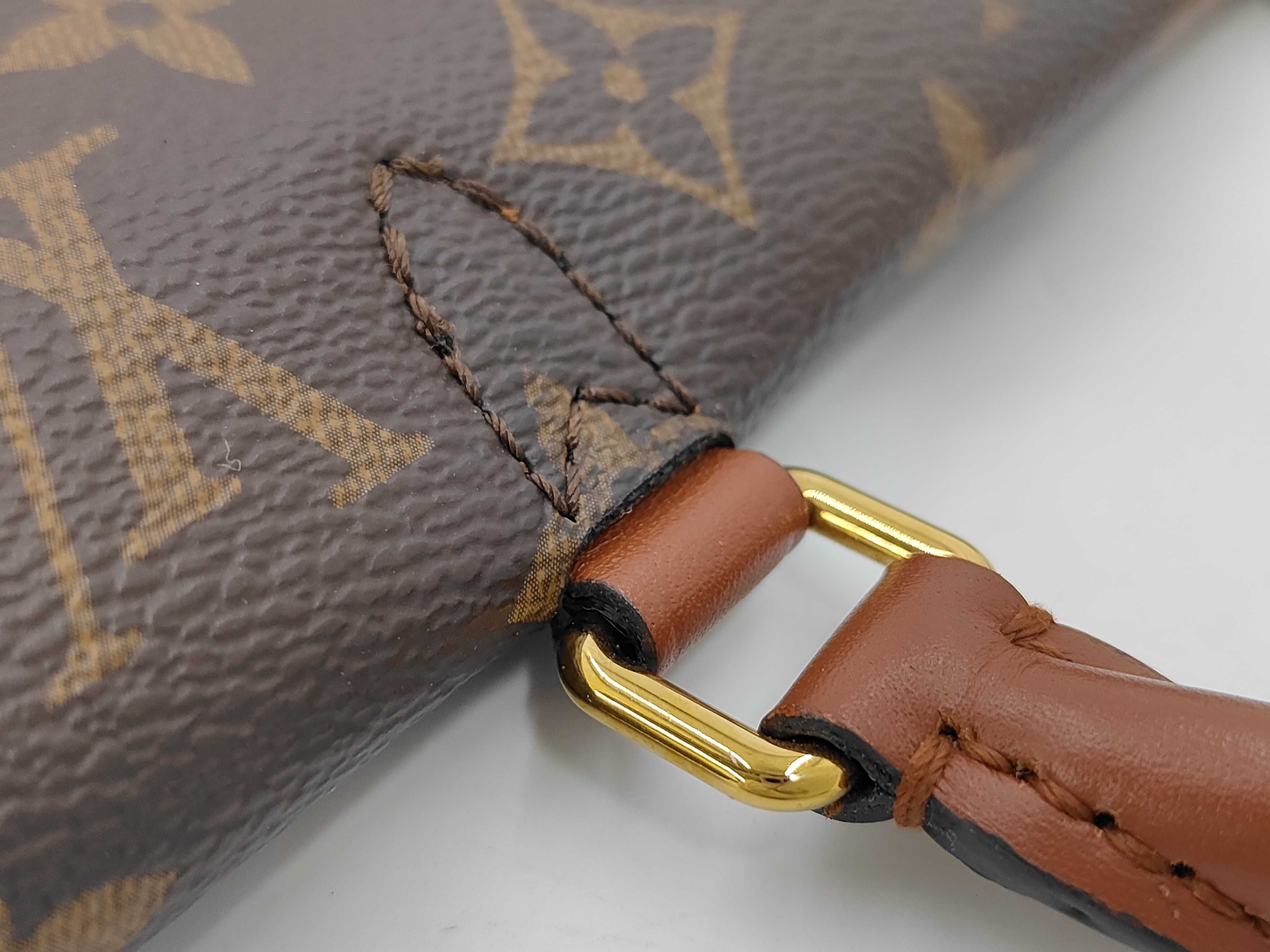 Monogram Louis Vuitton Brown Red Monogram Vaugirard PM 2-Way Handbag — view 8