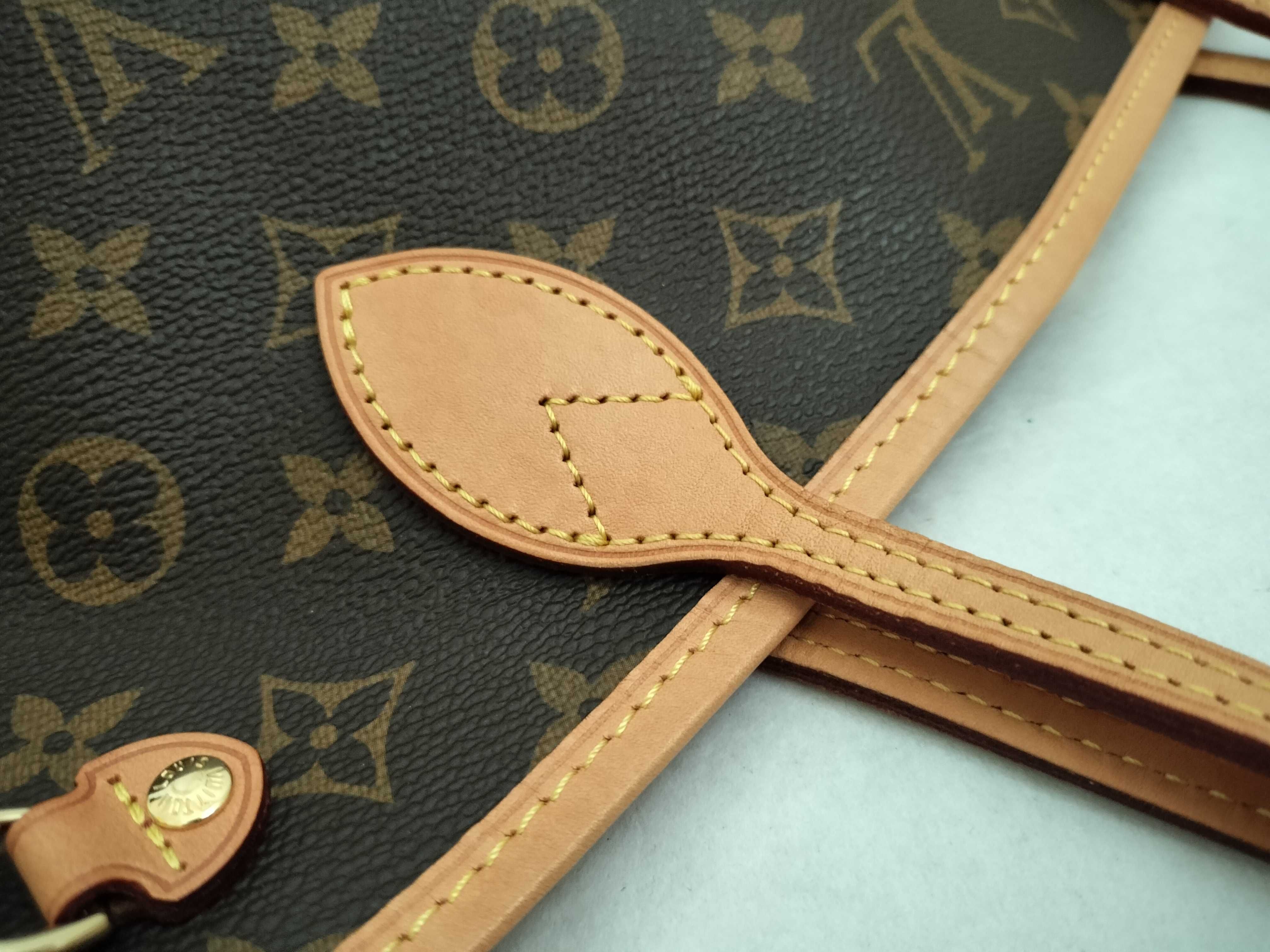 Monogram Louis Vuitton M41245 IC chip Monogram Neverfull PM Pivoine Tote Bag with Pouch Tote Bag — view 5