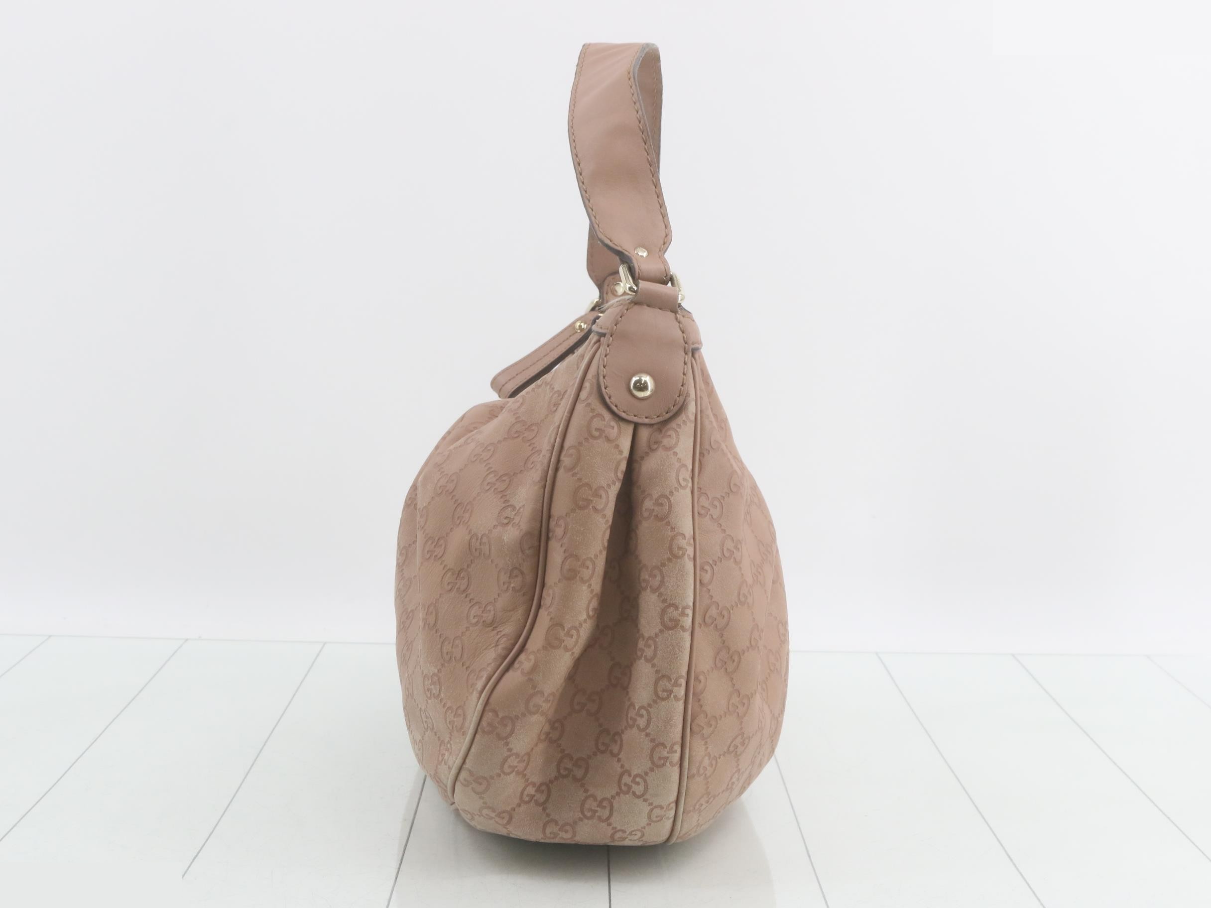 Sukey Shoulder Bag Hobo Pink Leather 232955 — view 3