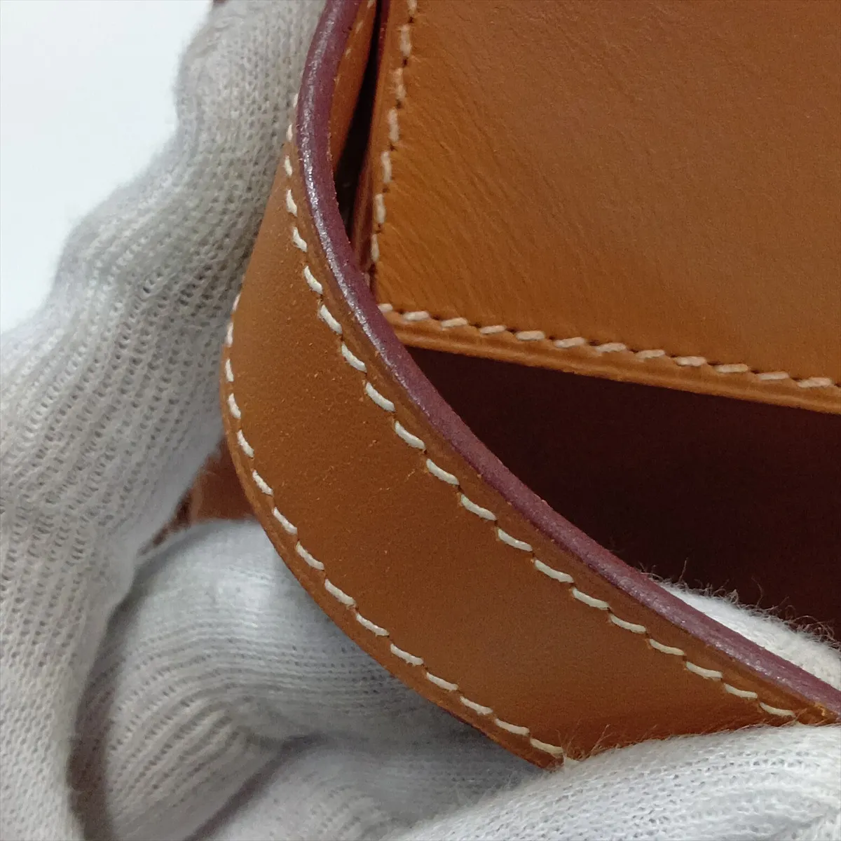[Individually packaged] Hermes Kelly 32 Letournée Box Calf Natural Gold Hardware Y: 1995 — view 12