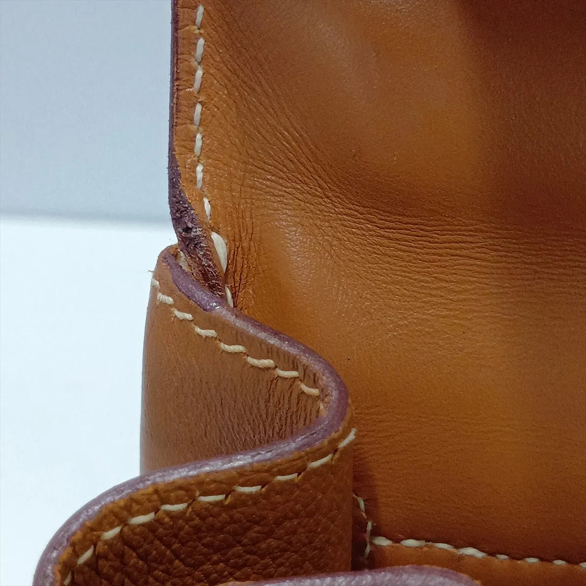 [Individually packaged] Hermes Kelly 32 Letournée Box Calf Natural Gold Hardware Y: 1995 — view 13