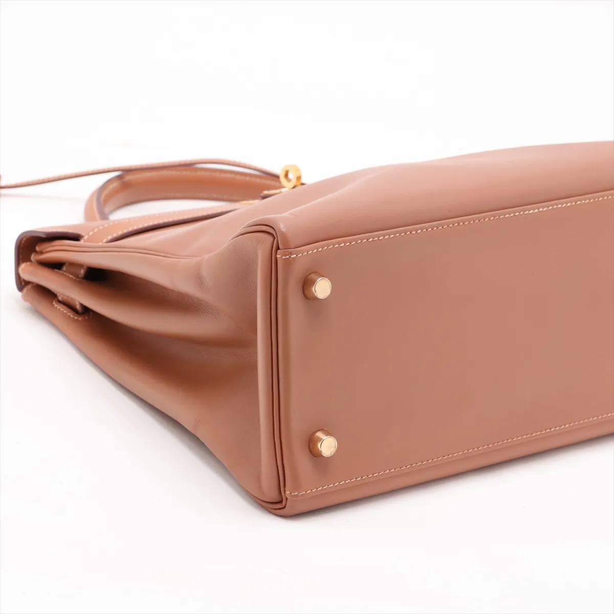 [Individually packaged] Hermes Kelly 32 Letournée Box Calf Natural Gold Hardware Y: 1995 — view 4