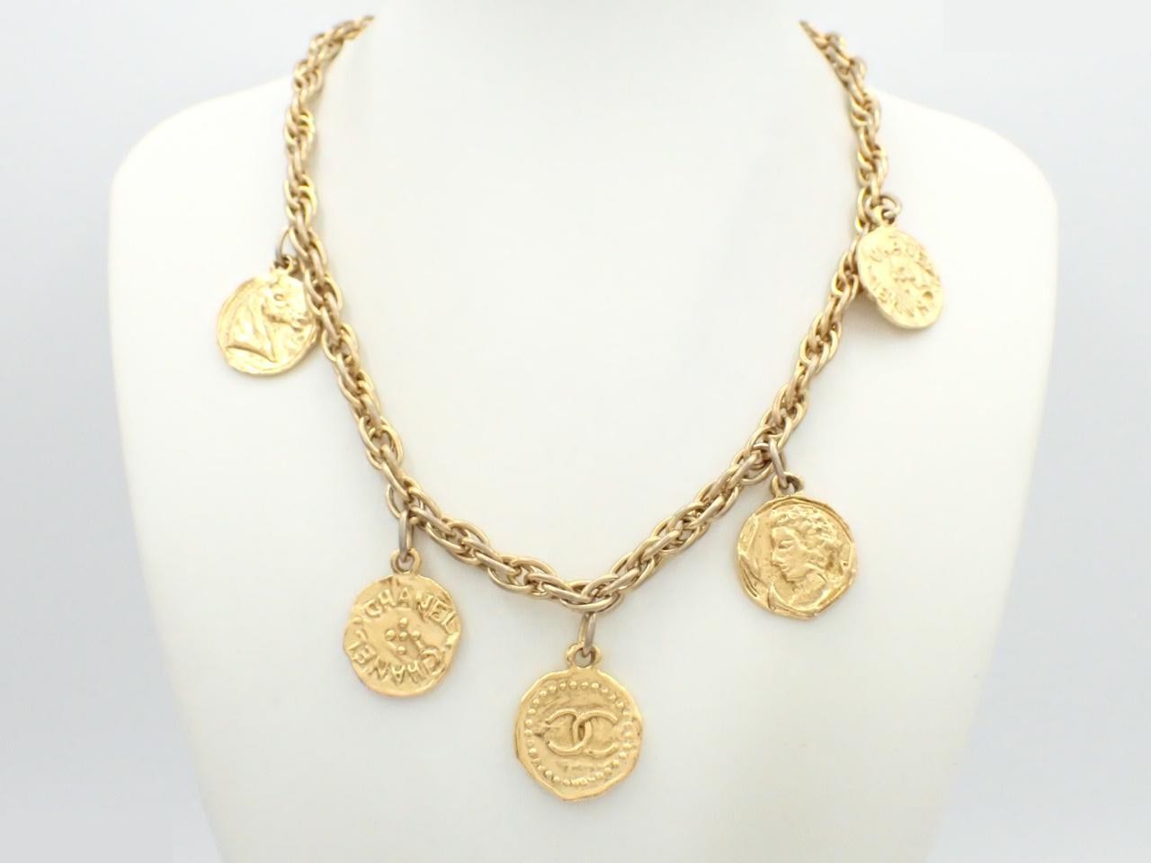 Coco Mark Gold Chain (approx. 48cm) — view 3
