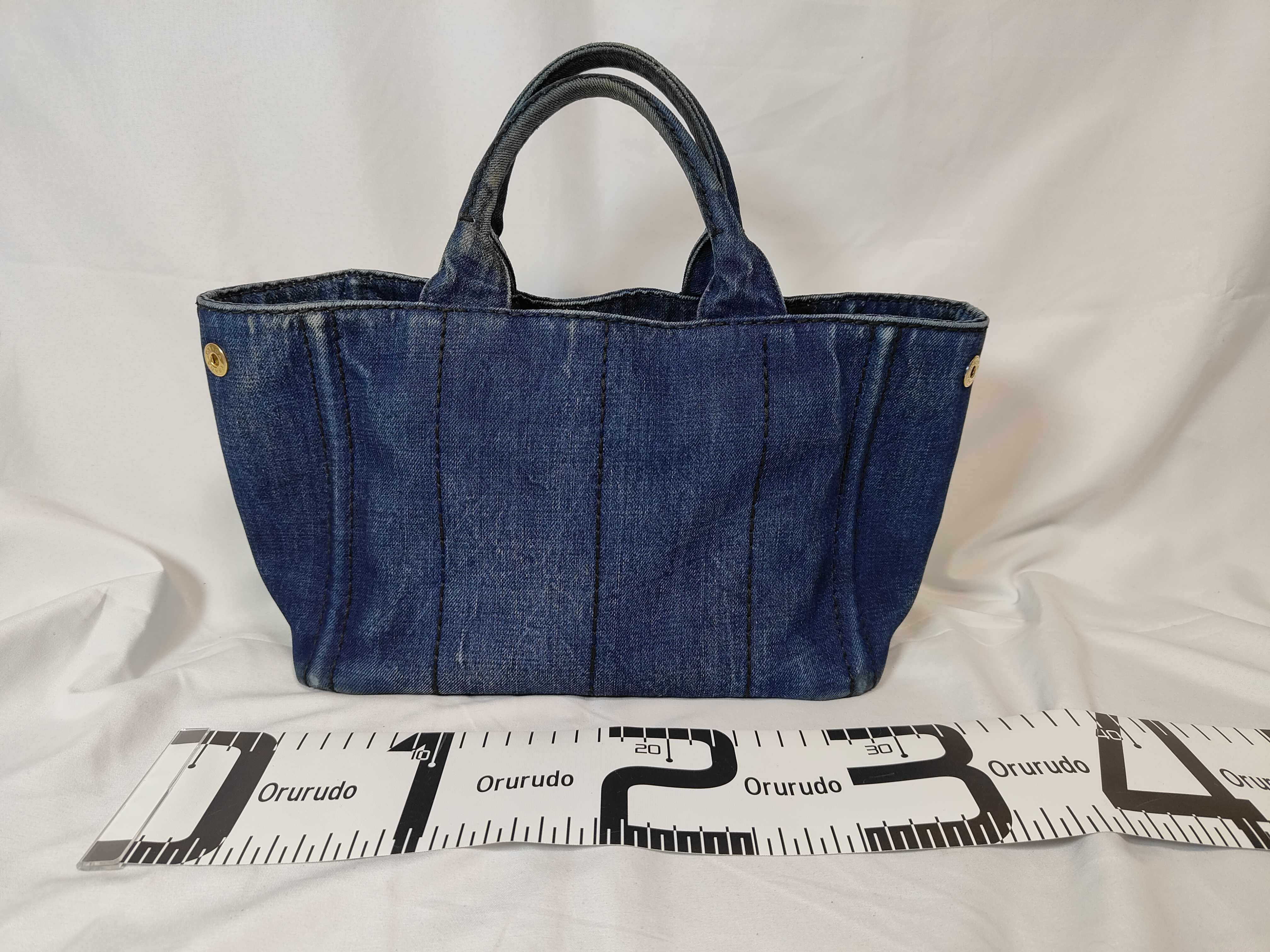 Canapa Tote Bag Denim Handbag — view 2