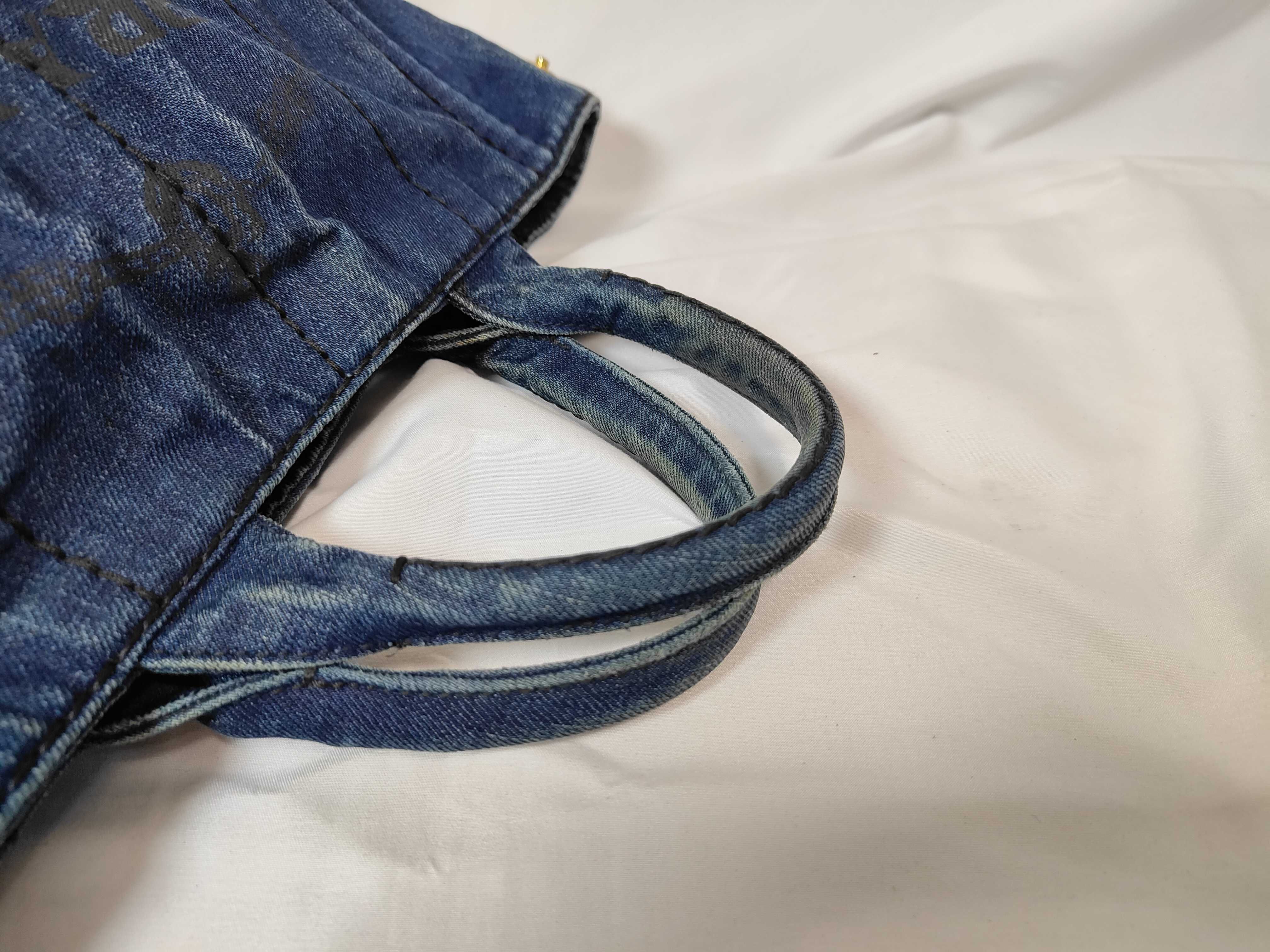 Canapa Tote Bag Denim Handbag — view 3