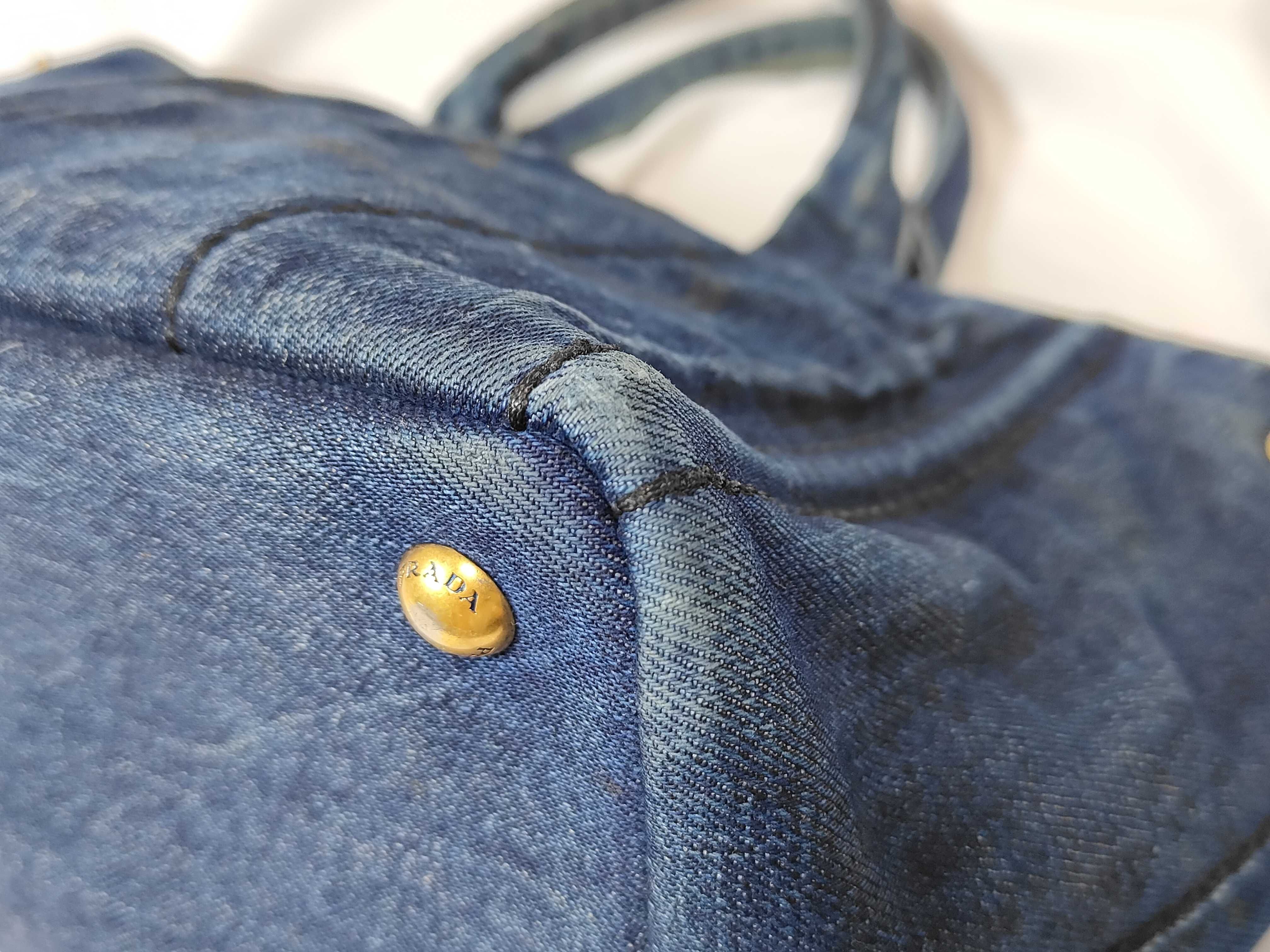 Canapa Tote Bag Denim Handbag — view 6