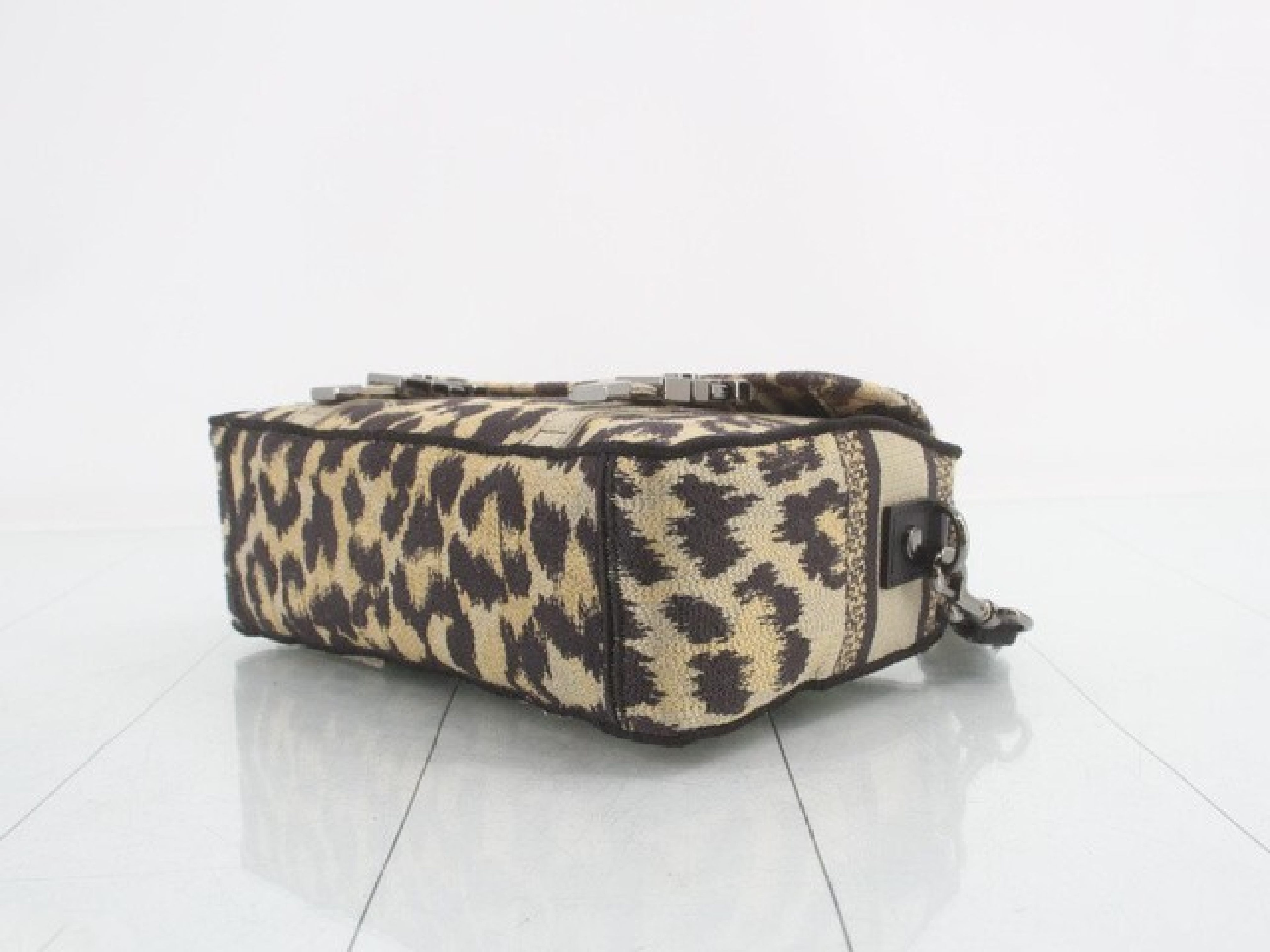 Leopard Camp Small Shoulder Bag (with dust bag) — view 4