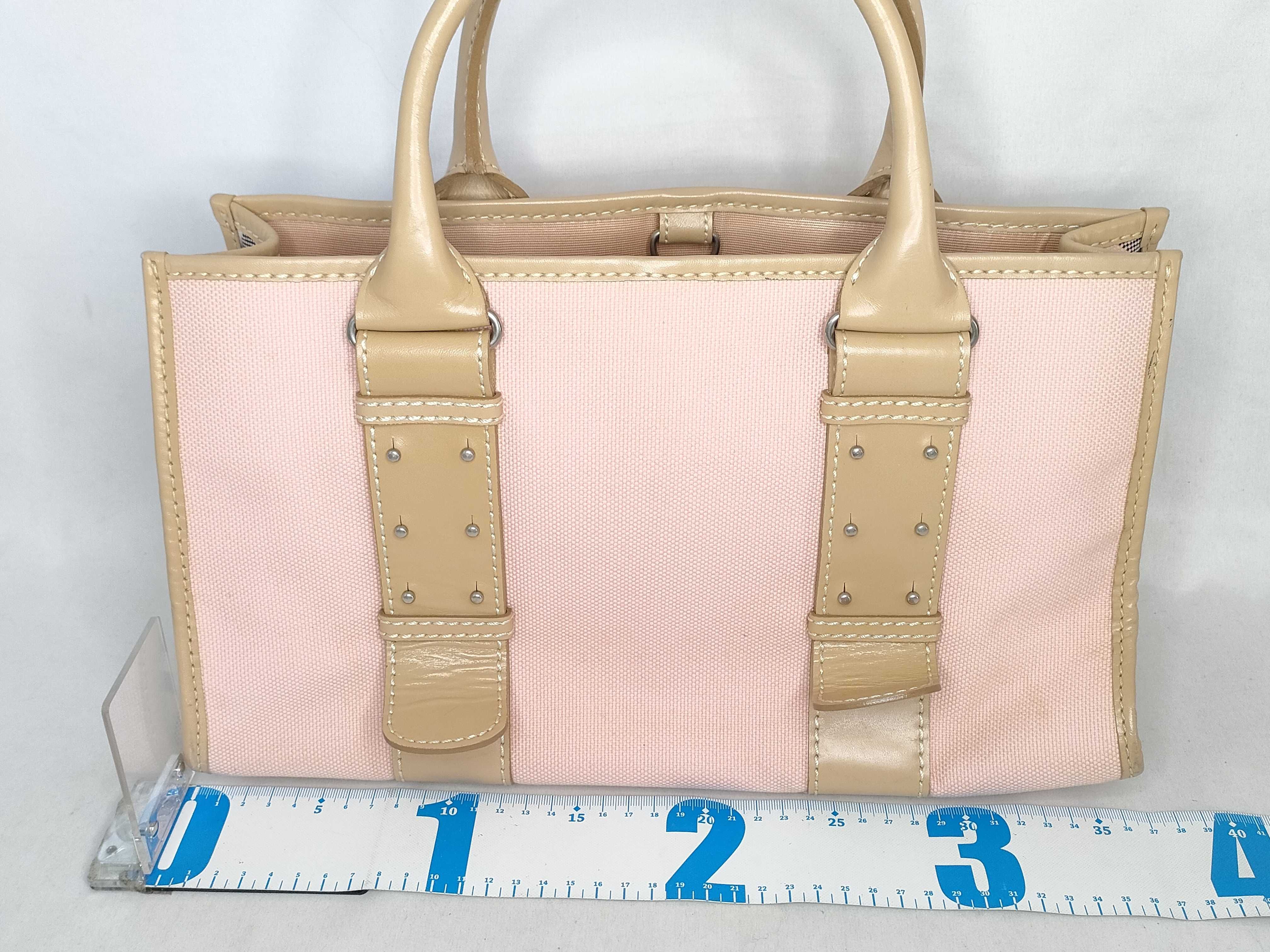 Blue Label Nova Check Canvas Tote Bag — view 2