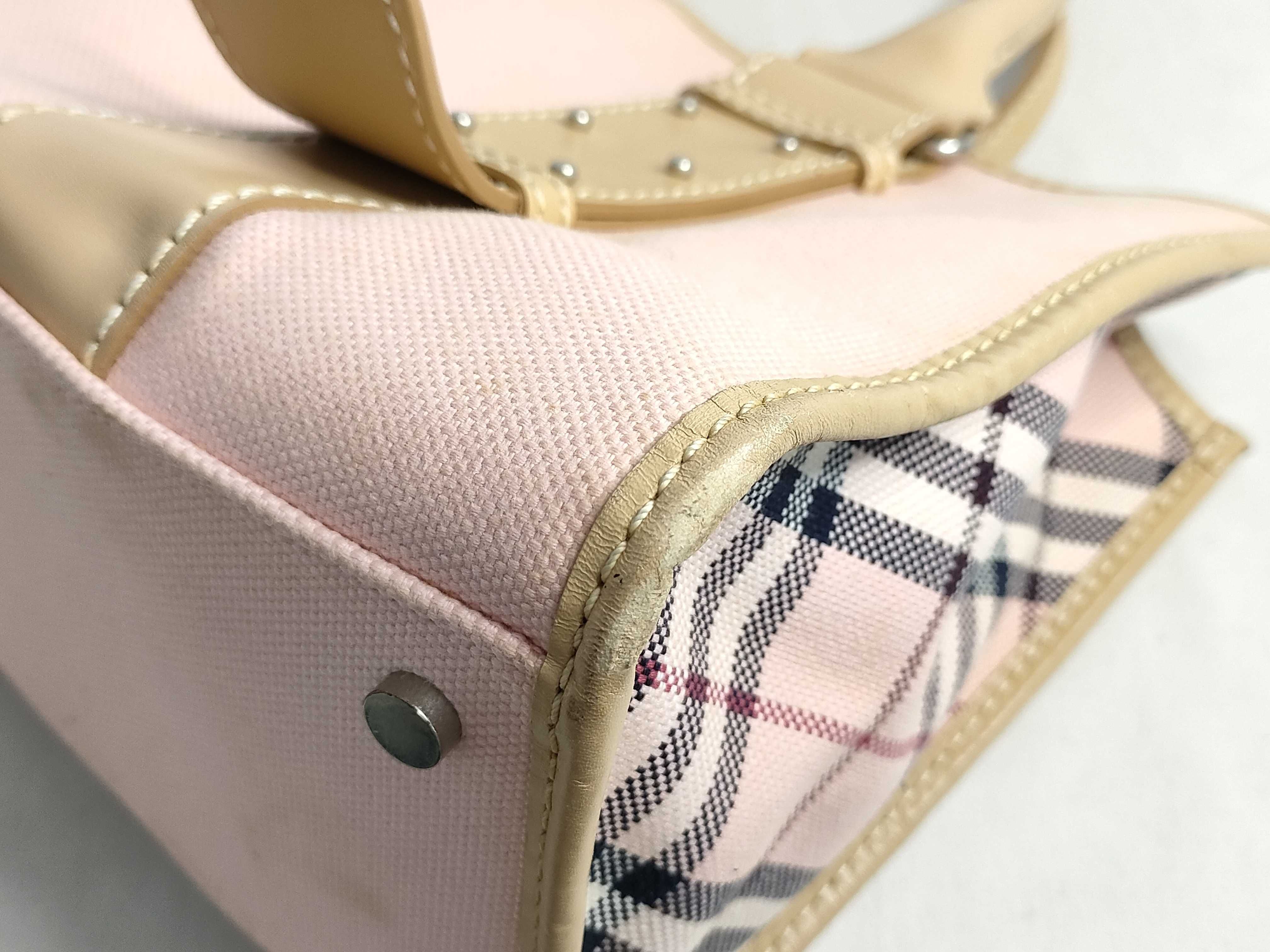 Blue Label Nova Check Canvas Tote Bag — view 6