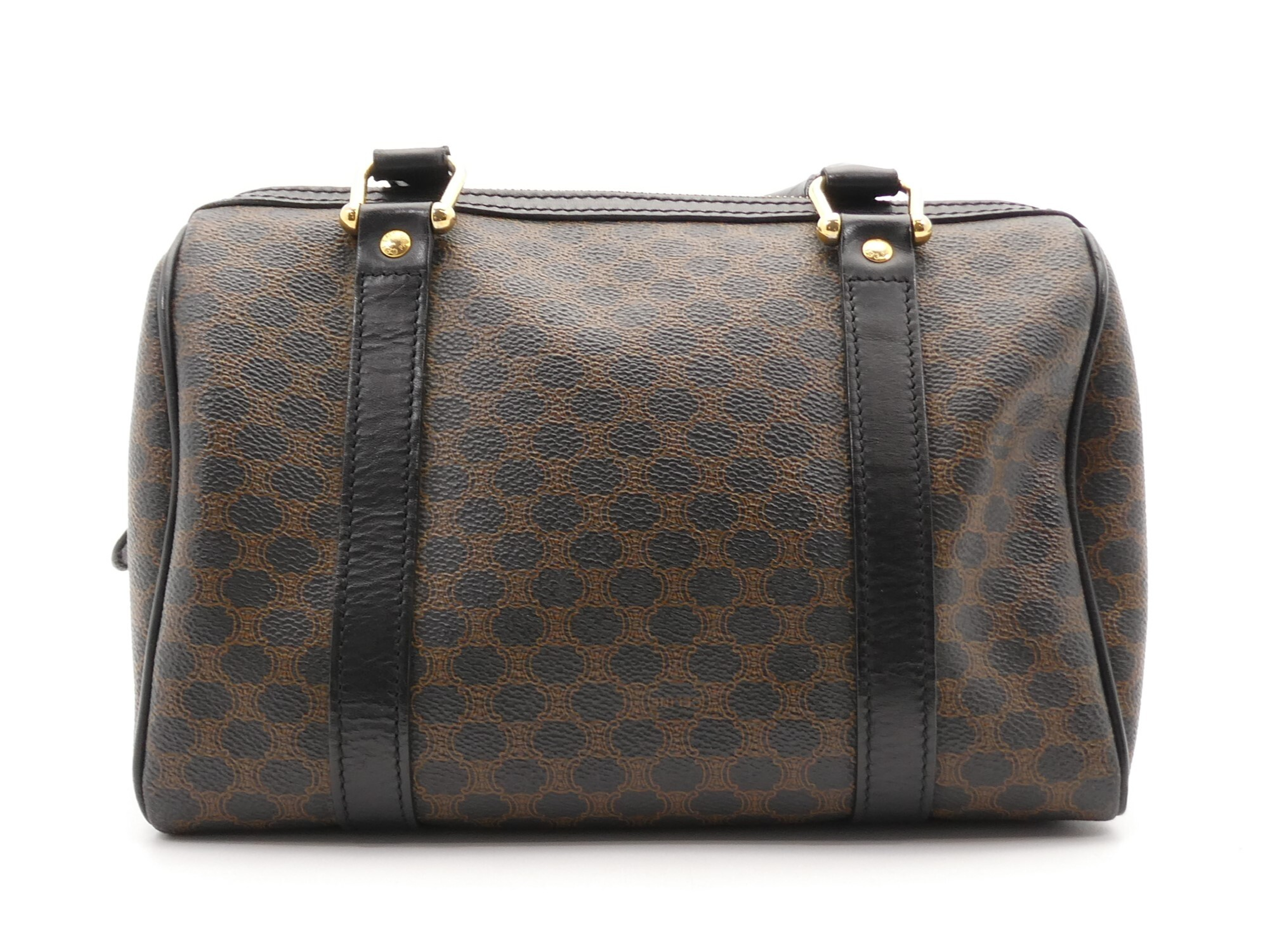 Macadam Pattern Blazon PVC Leather Handbag — view 2