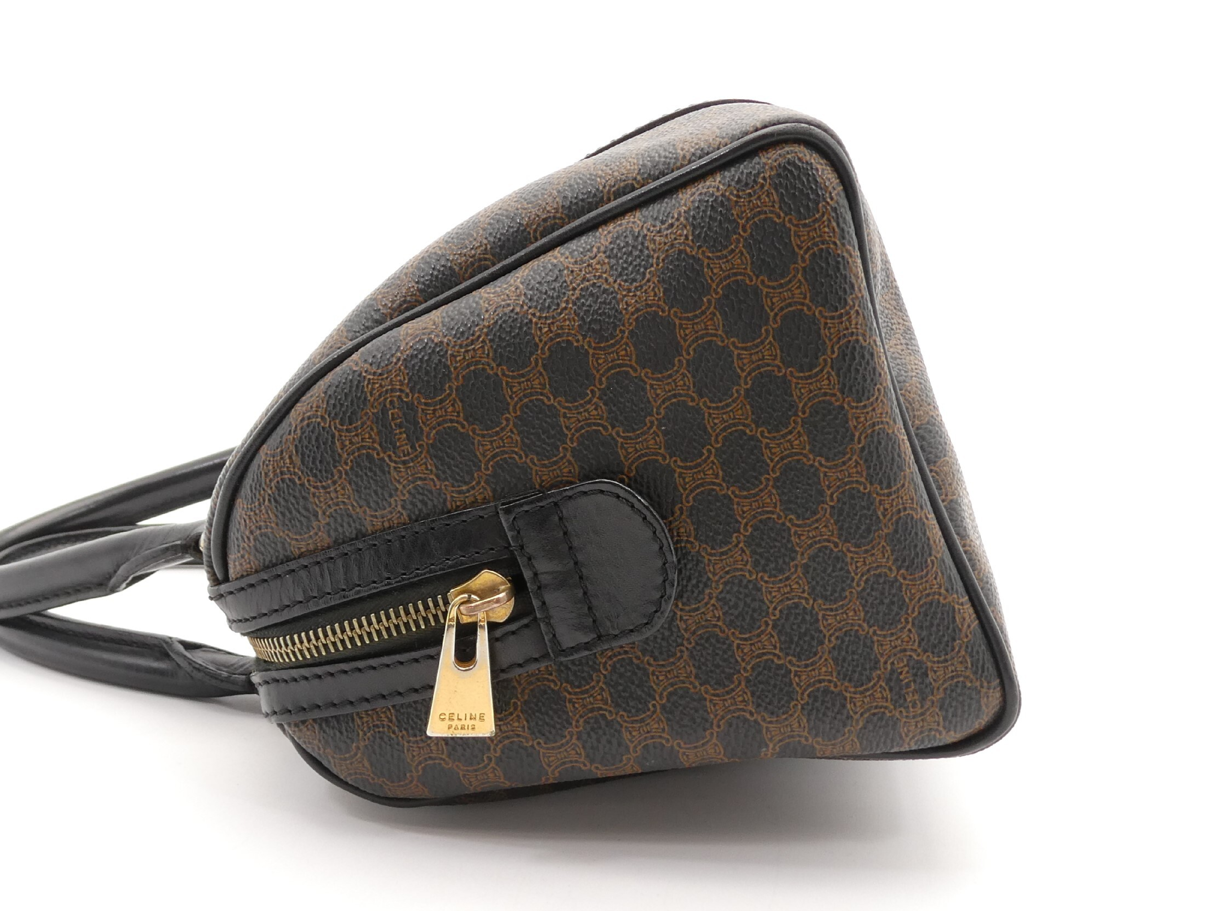 Macadam Pattern Blazon PVC Leather Handbag — view 3