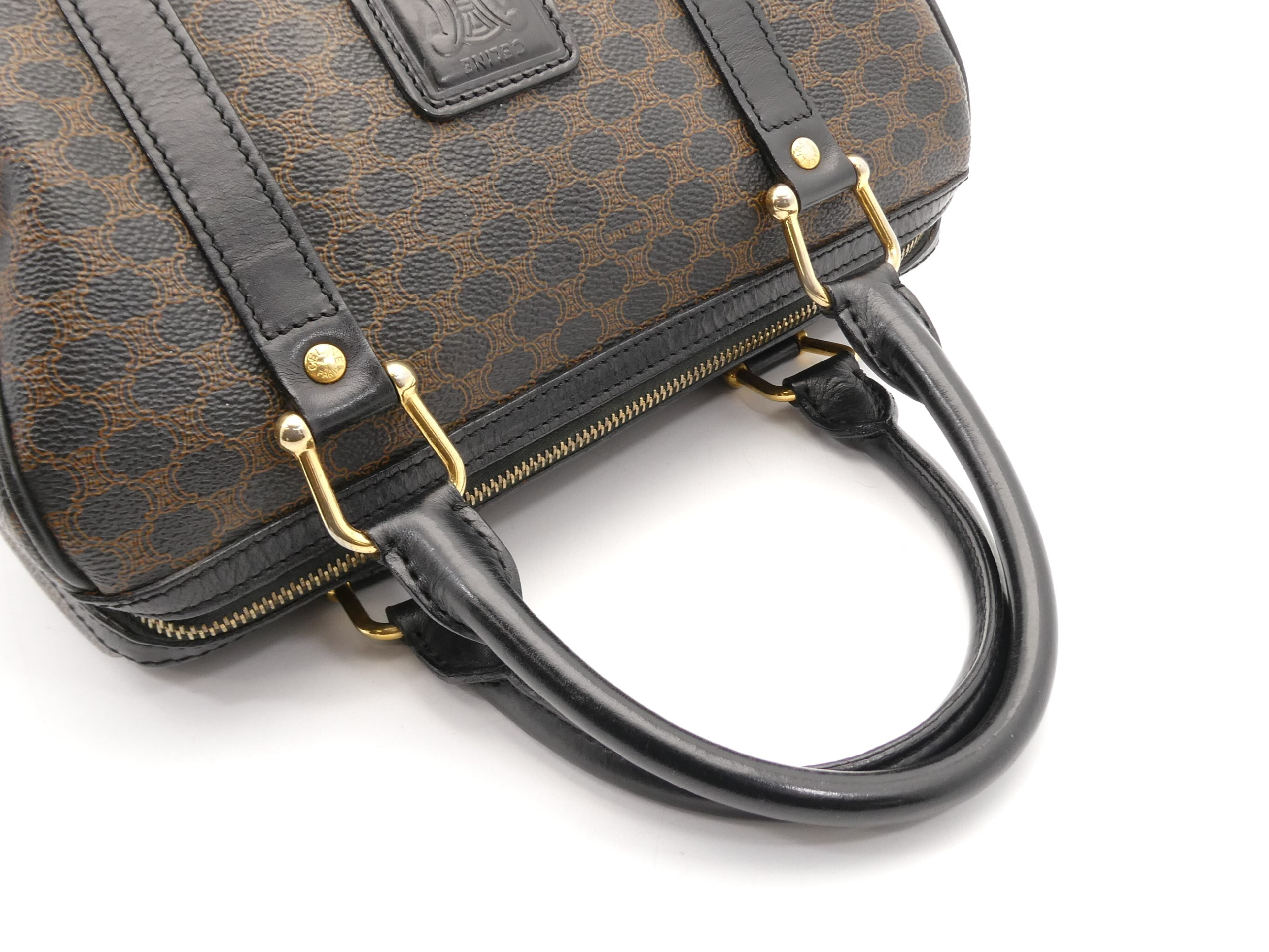 Macadam Pattern Blazon PVC Leather Handbag — view 6