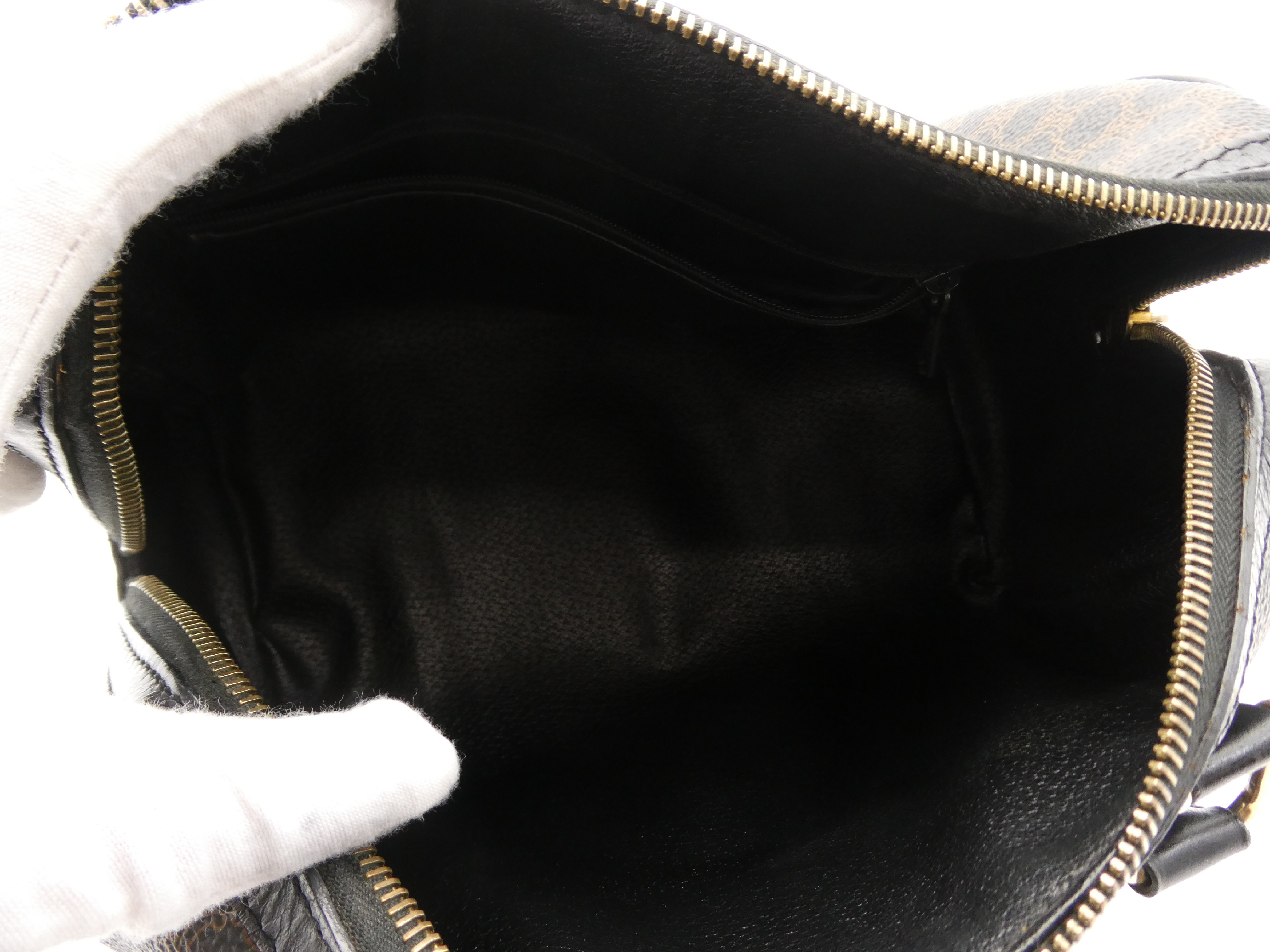 Macadam Pattern Blazon PVC Leather Handbag — view 7