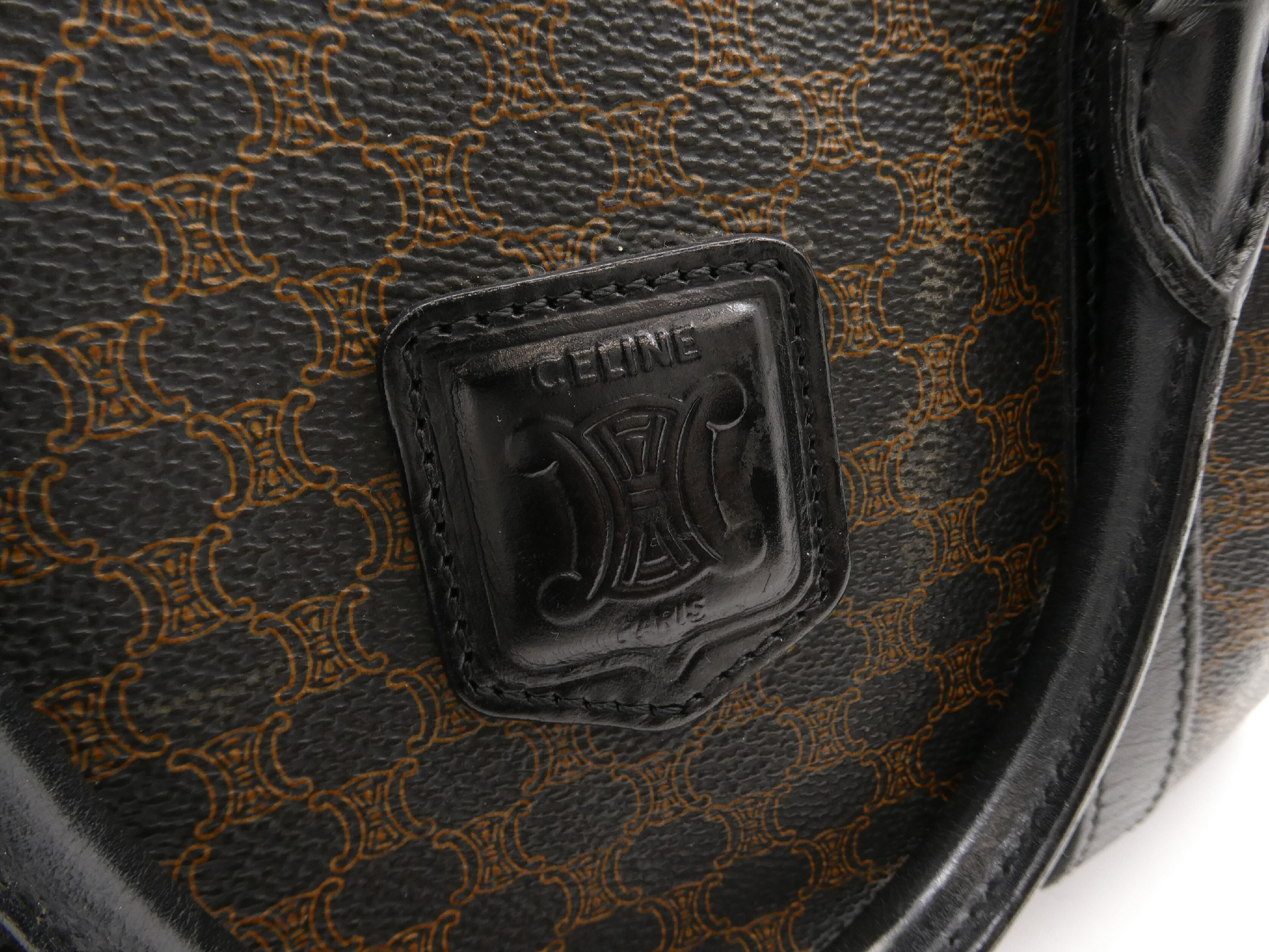 Macadam Pattern Blazon PVC Leather Handbag — view 8