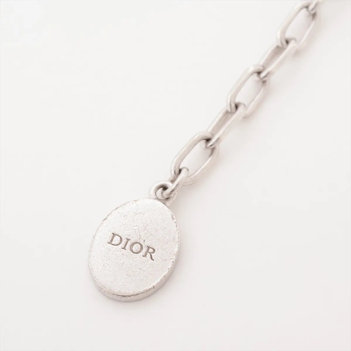 CD ICON Chain Link Bracelet, 925 Sterling Silver, 11.6g. Shows signs of wear including — view 5