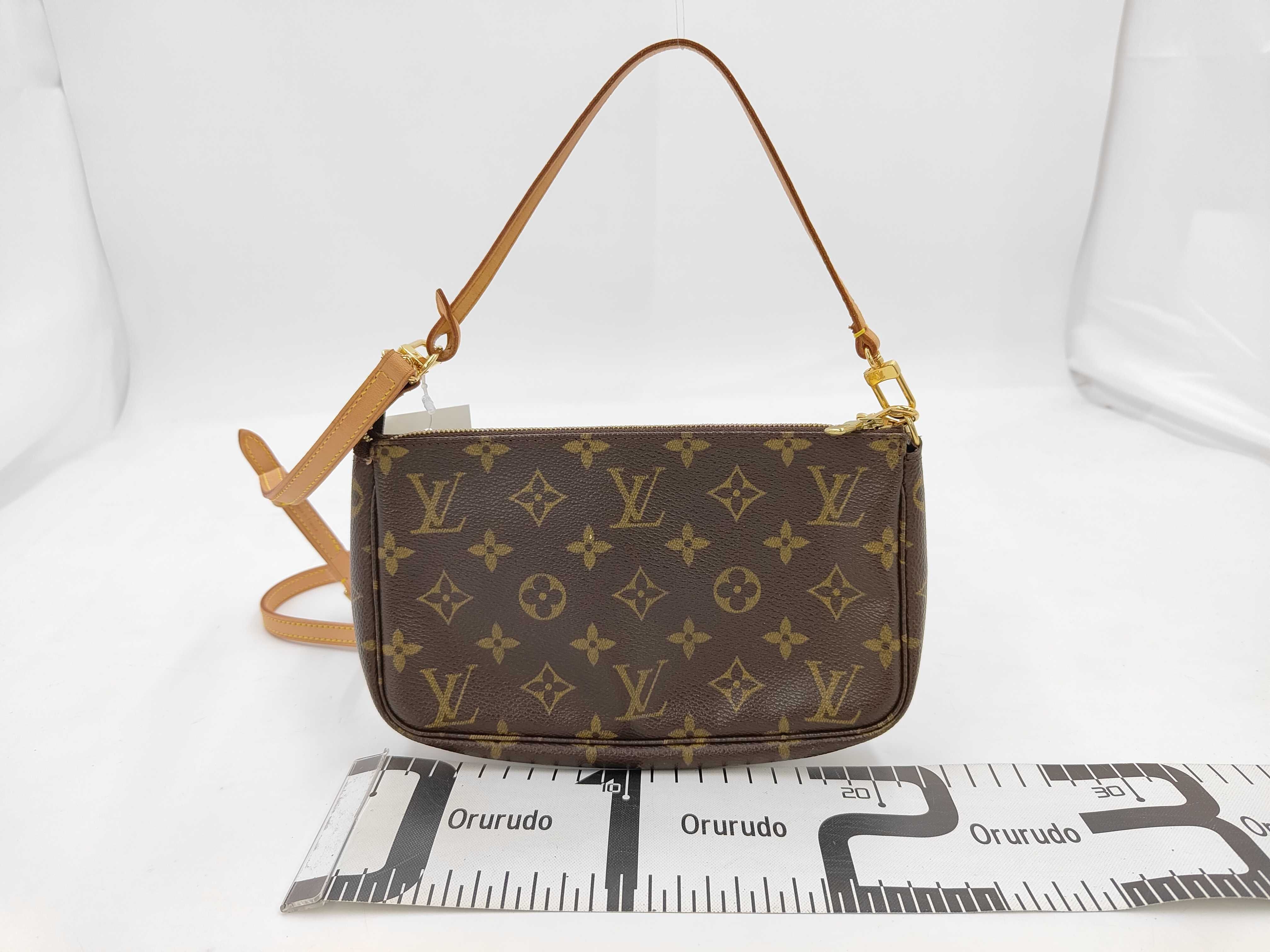 Monogram M40712 Pochette Accessoires Handbag with Stamp — view 2