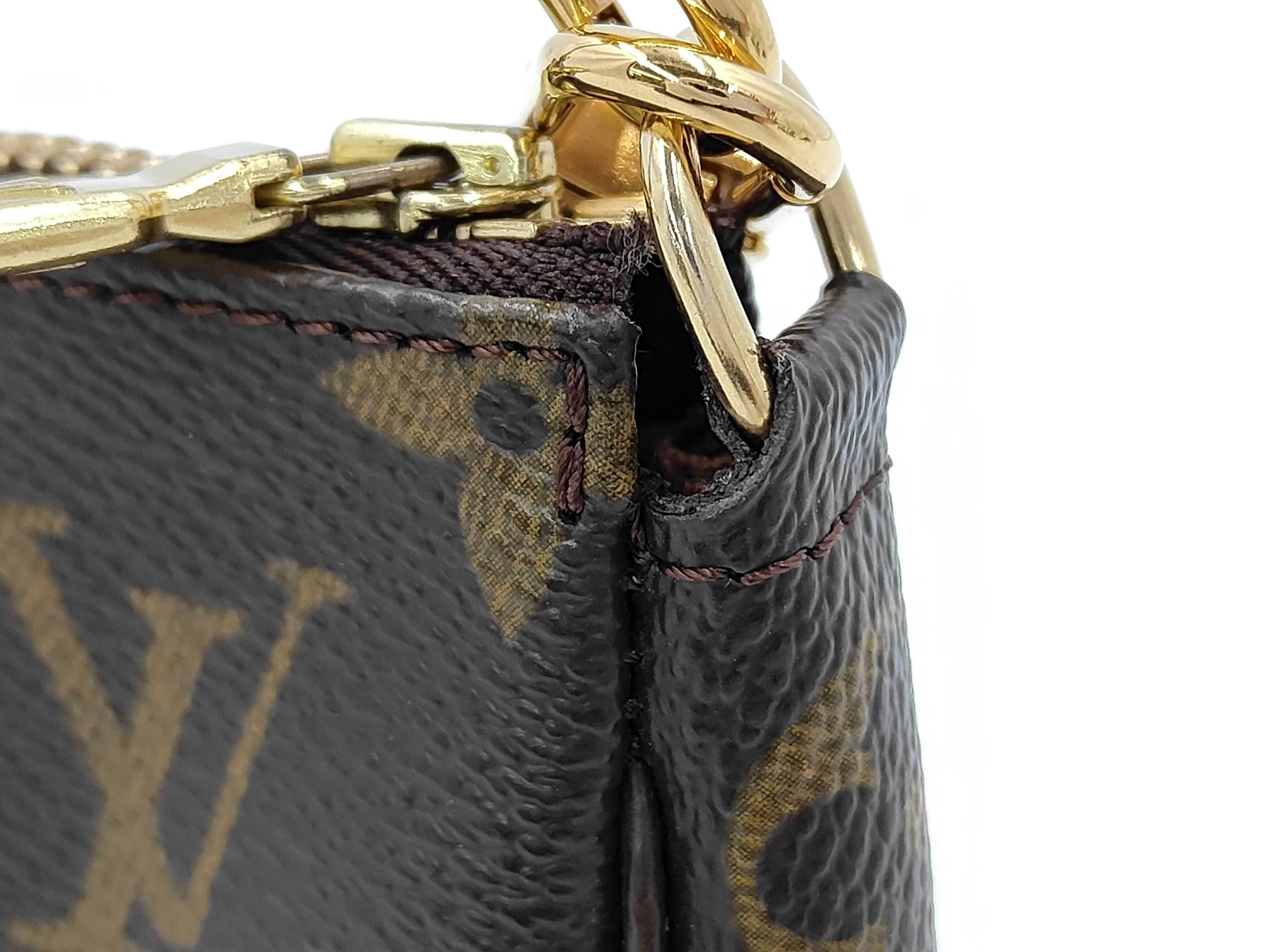 Monogram M40712 Pochette Accessoires Handbag with Stamp — view 3