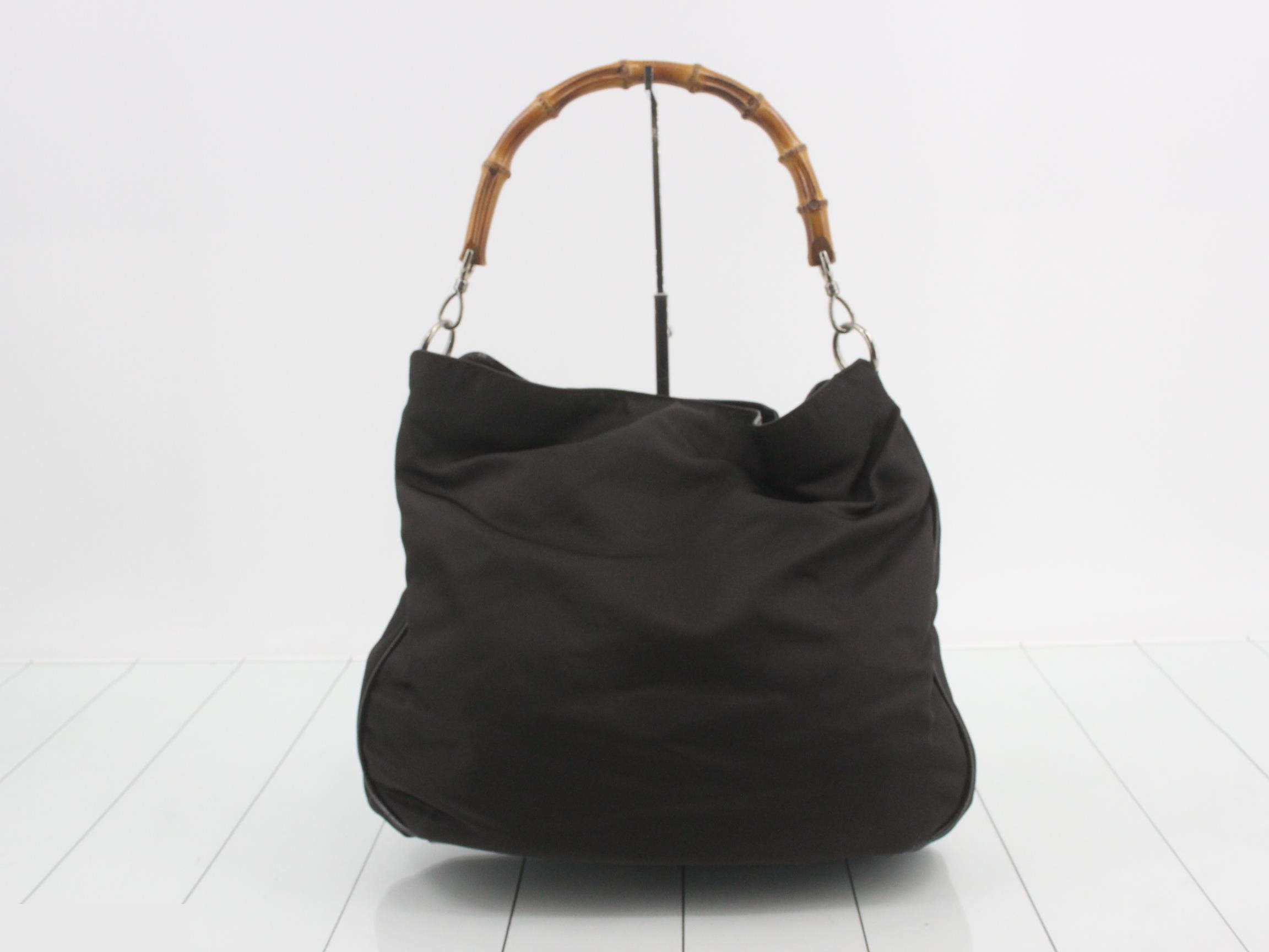 Bamboo Nylon One-Shoulder Bag — view 2
