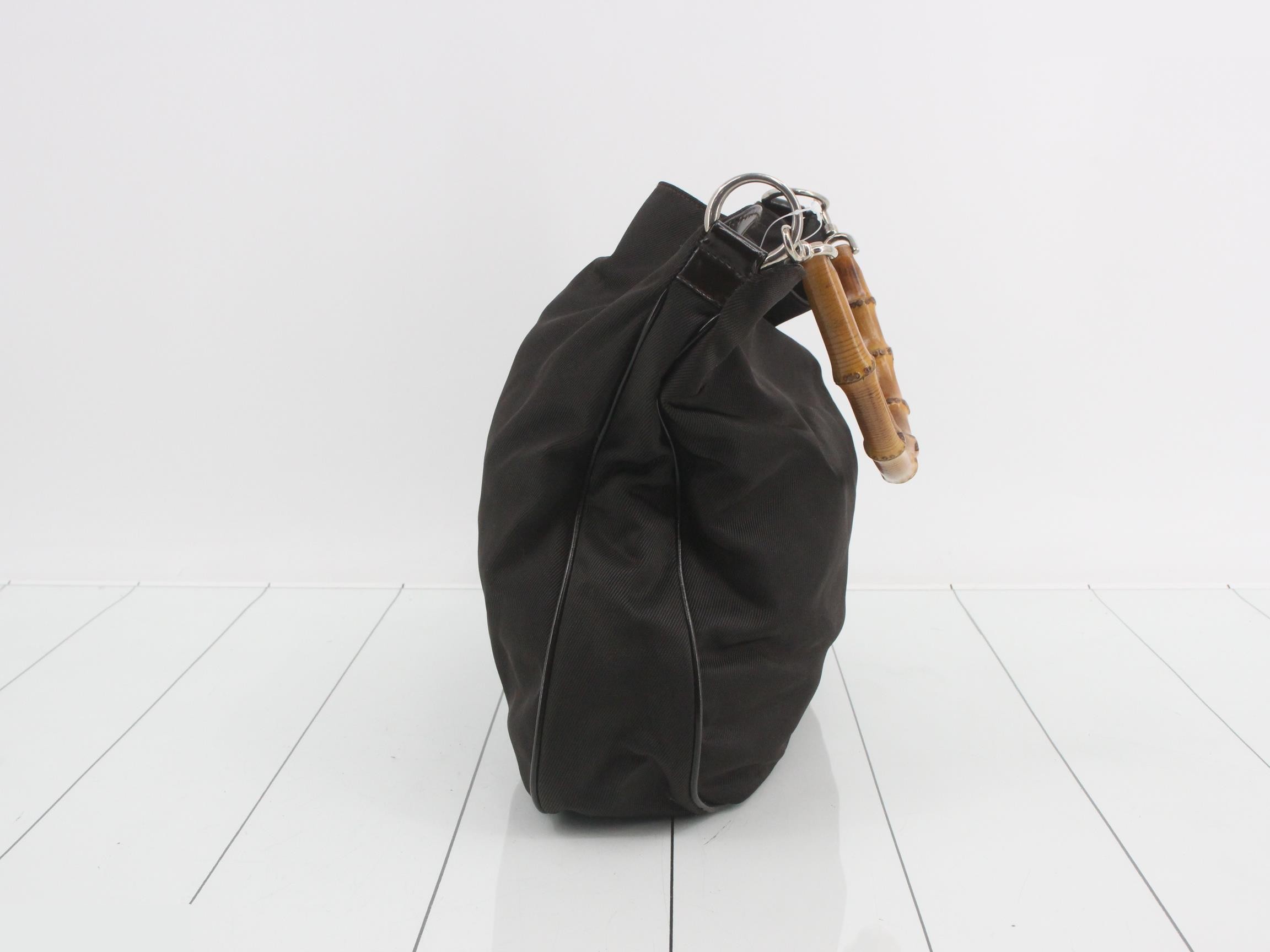 Bamboo Nylon One-Shoulder Bag — view 3