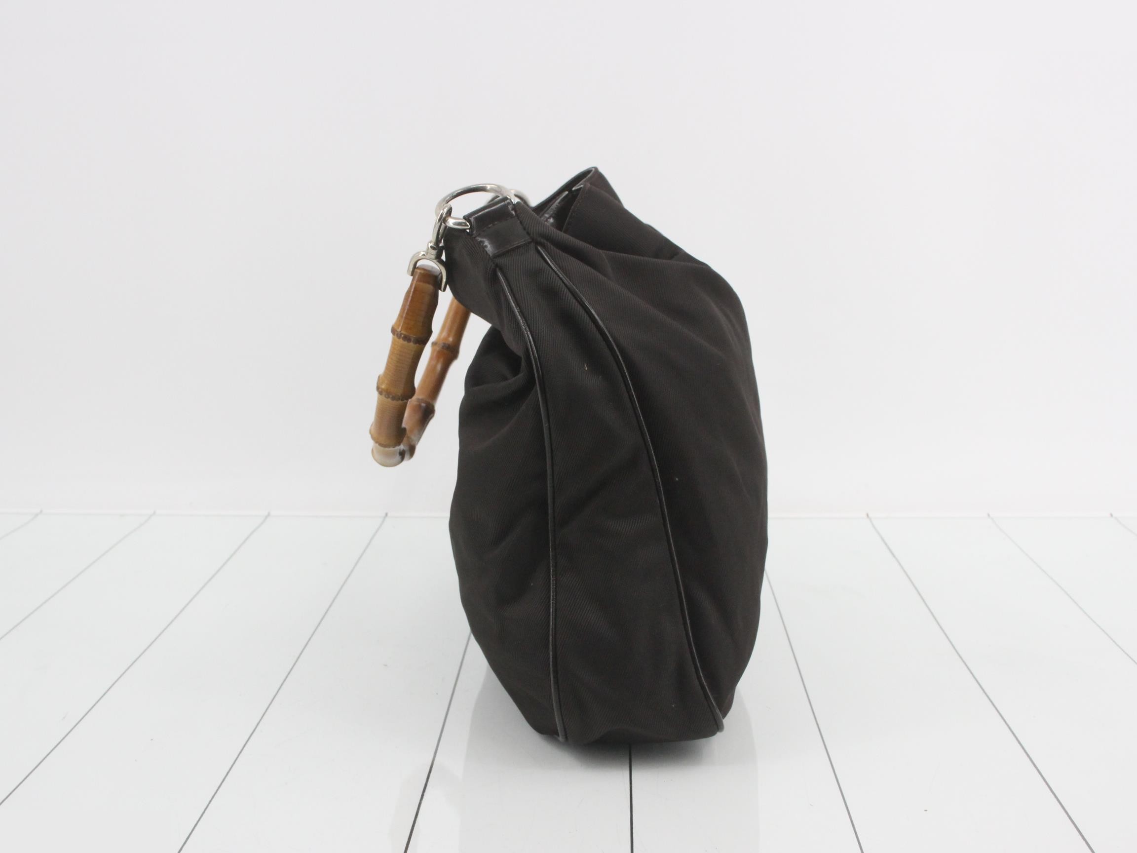 Bamboo Nylon One-Shoulder Bag — view 4
