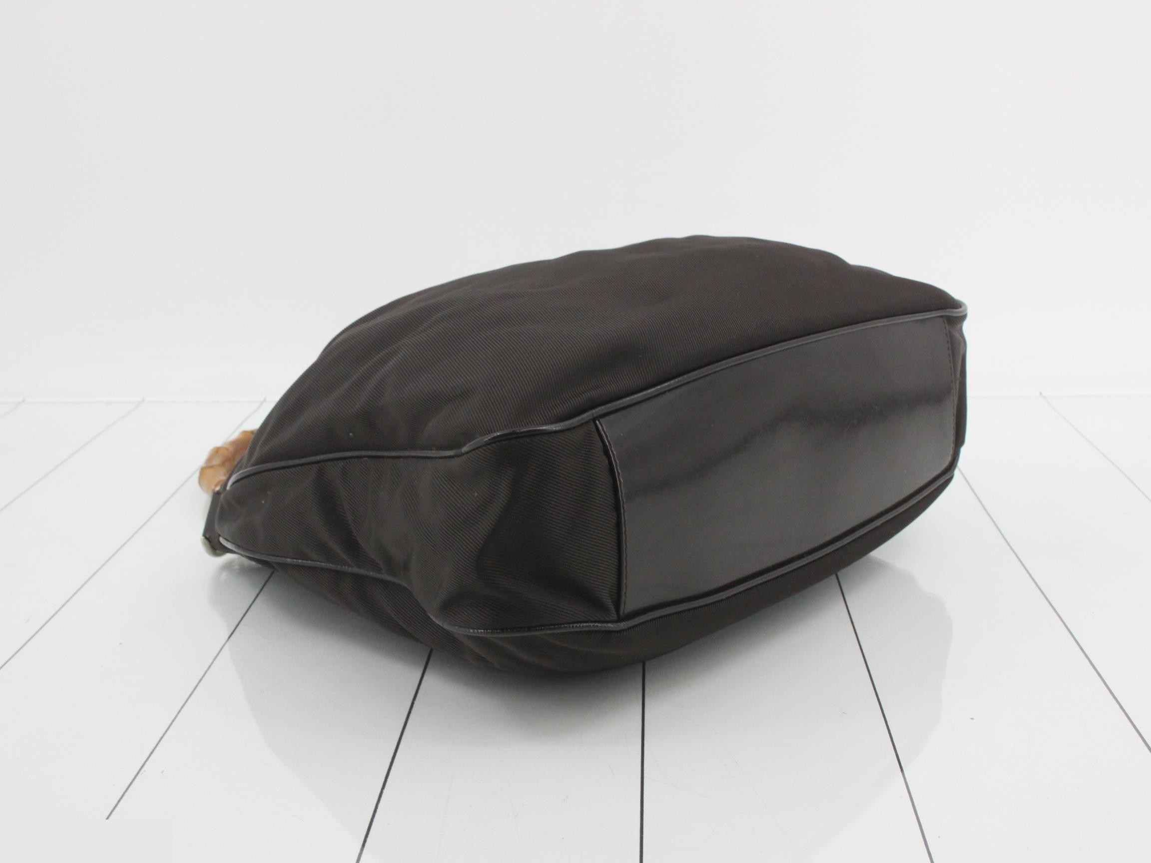 Bamboo Nylon One-Shoulder Bag — view 5