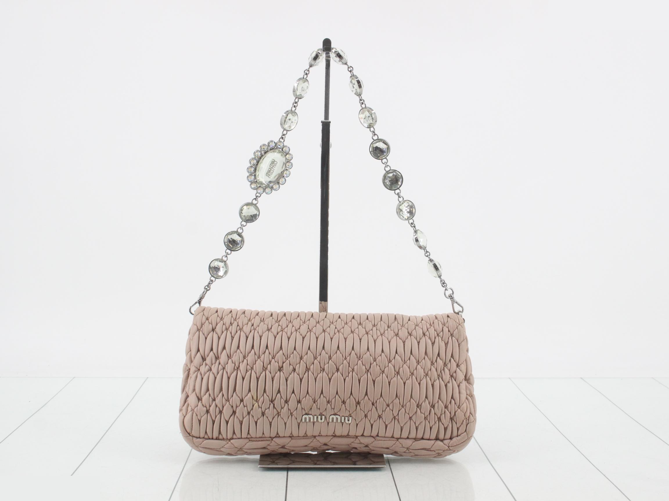 Matelassé (Bag) - Shoulder Bag - Beaded Pink — view 2