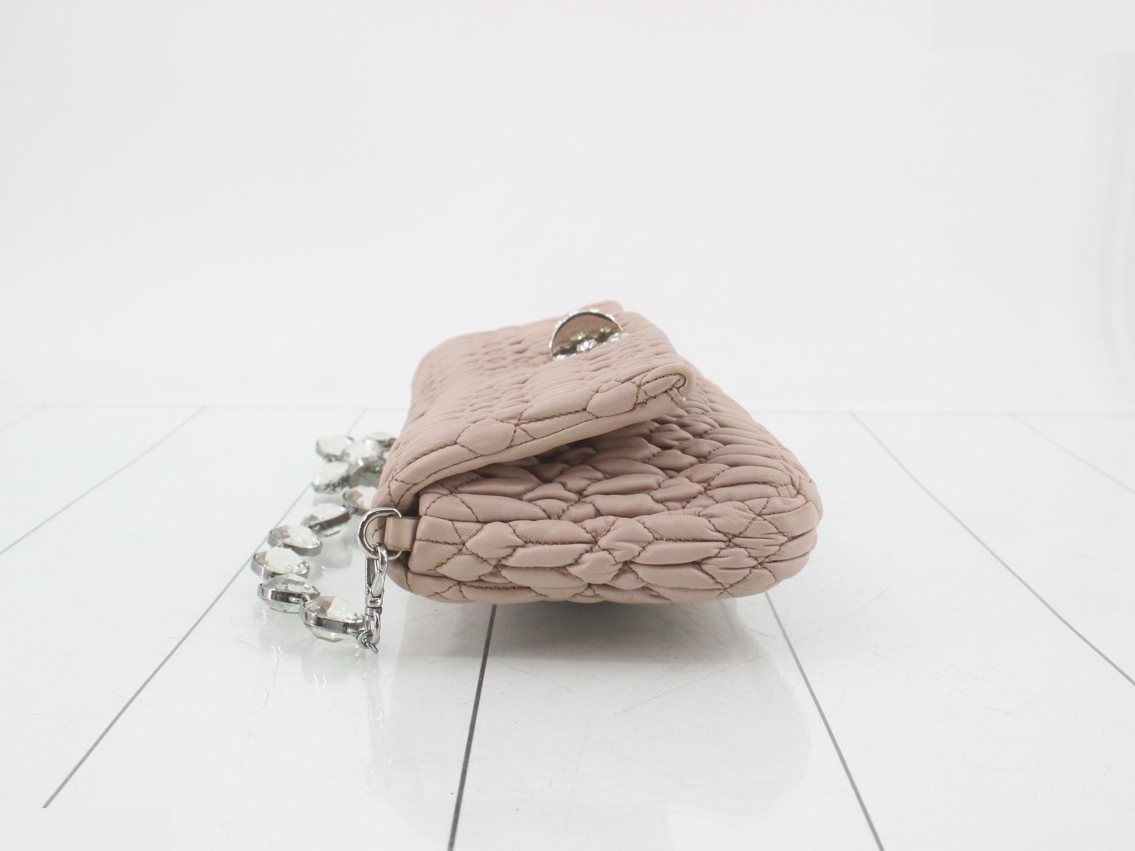 Matelassé (Bag) - Shoulder Bag - Beaded Pink — view 4