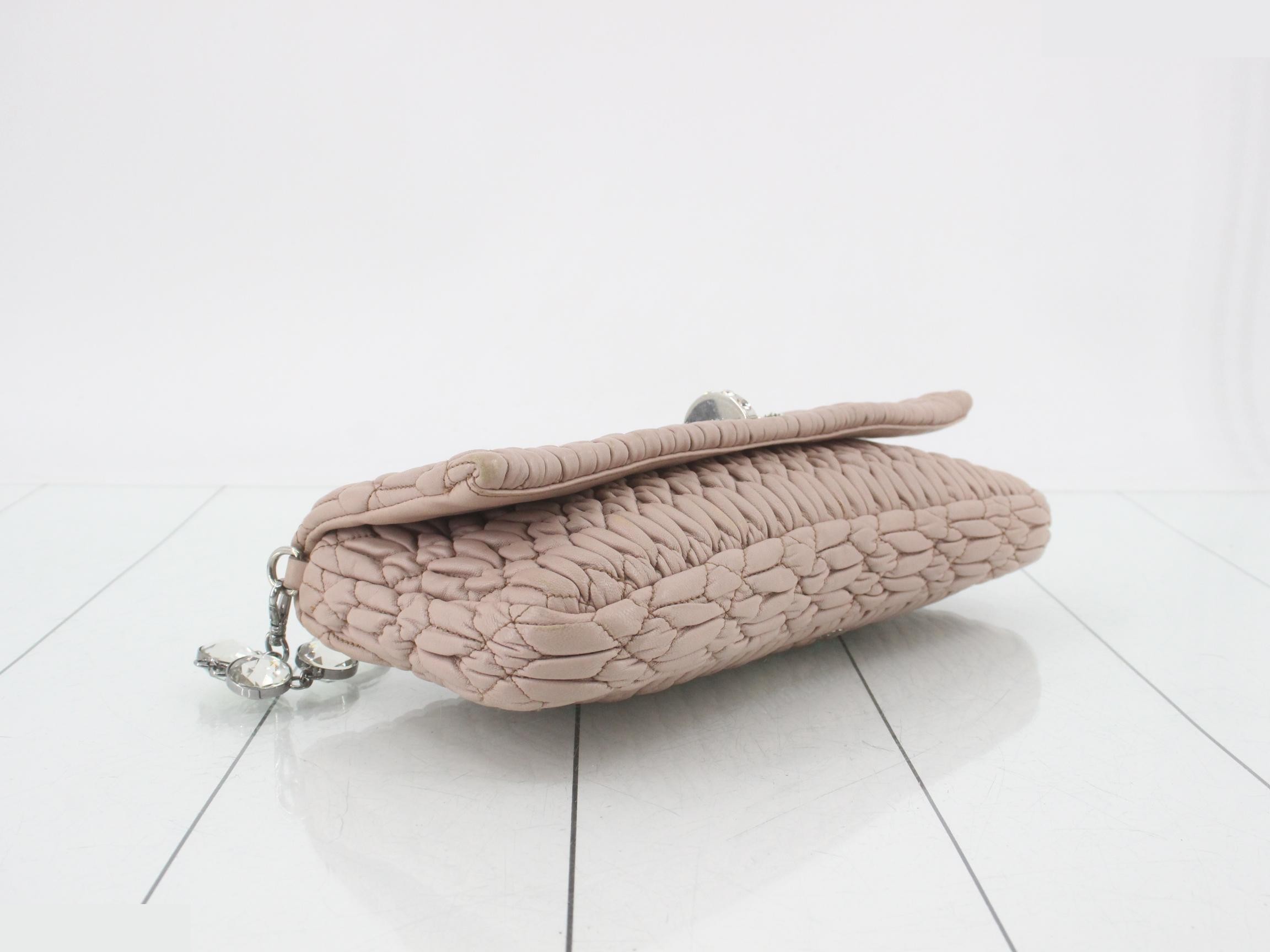 Matelassé (Bag) - Shoulder Bag - Beaded Pink — view 5