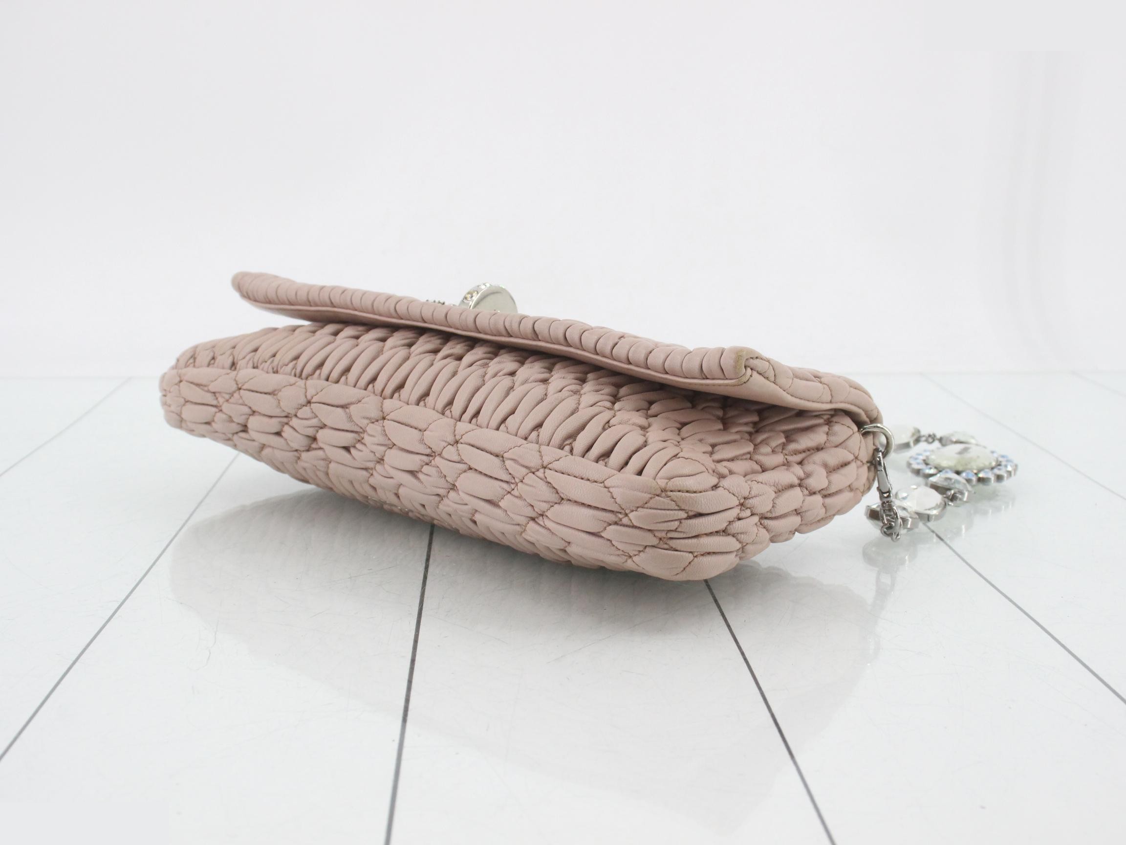 Matelassé (Bag) - Shoulder Bag - Beaded Pink — view 6
