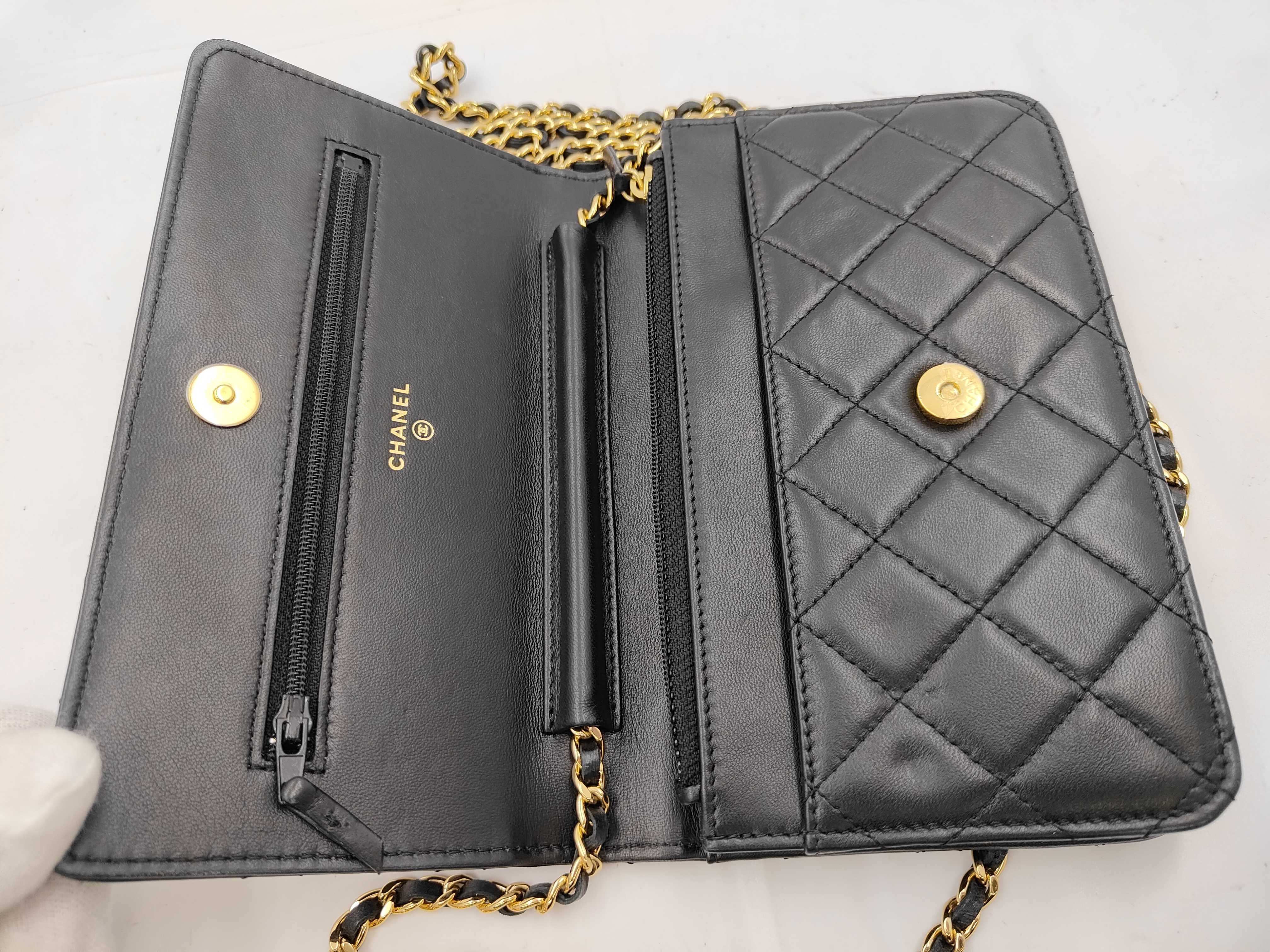Matelassé Jewel Chain Wallet Shoulder Bag — view 9