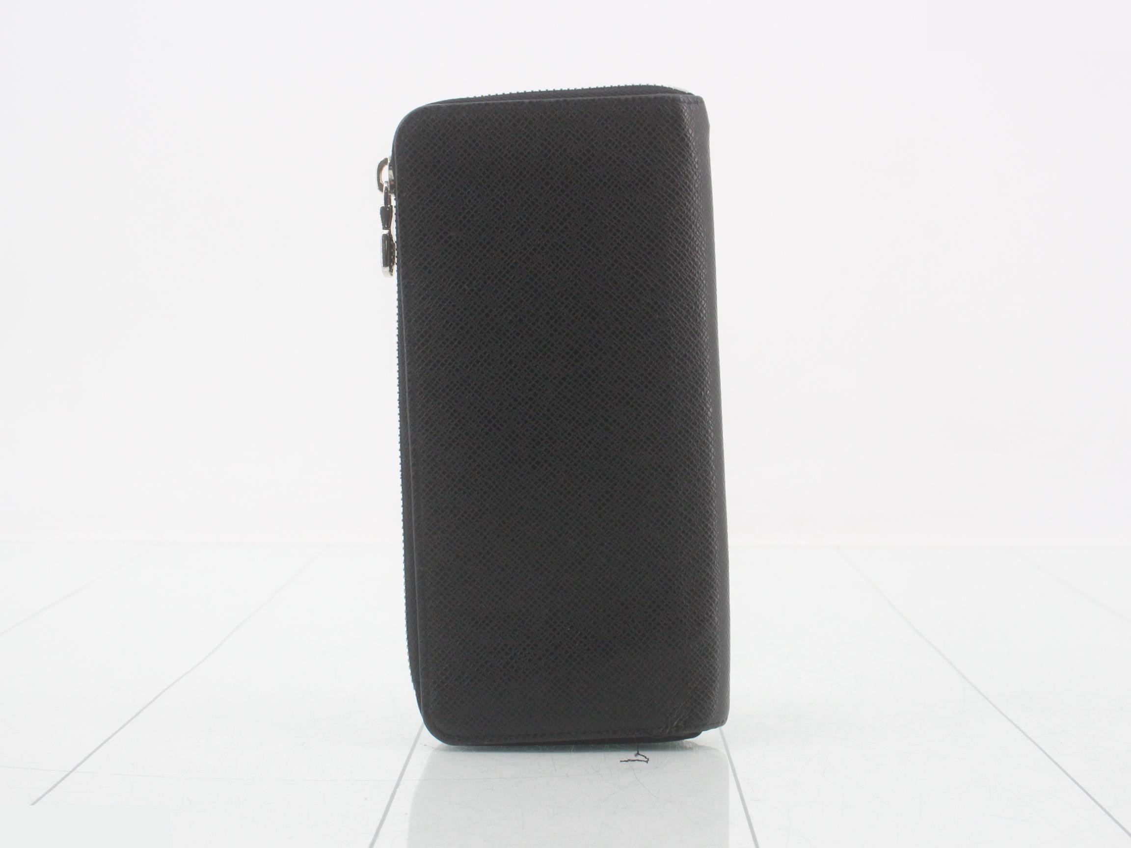 Zippy Wallet Vertical Noir — view 2
