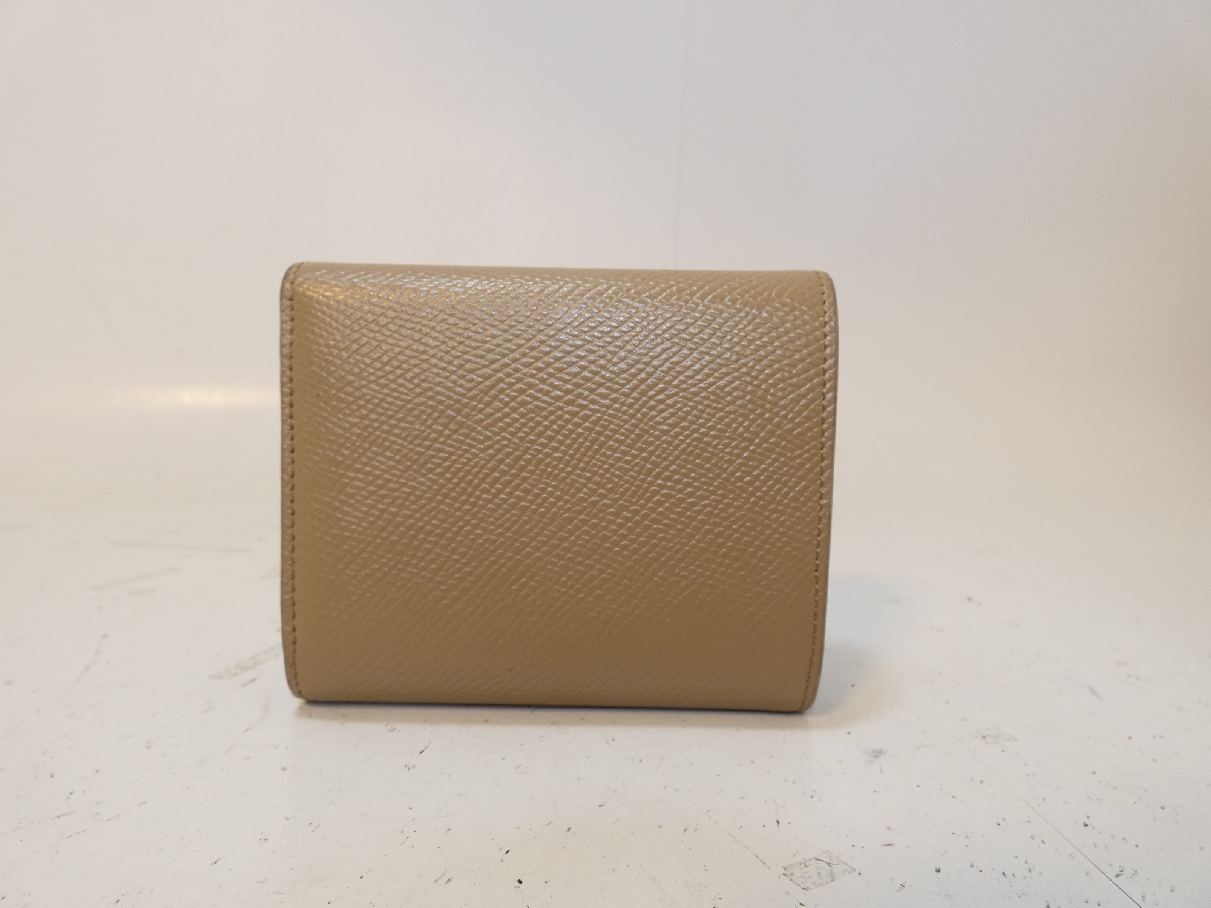 Leather Light Brown Folding Wallet — view 2