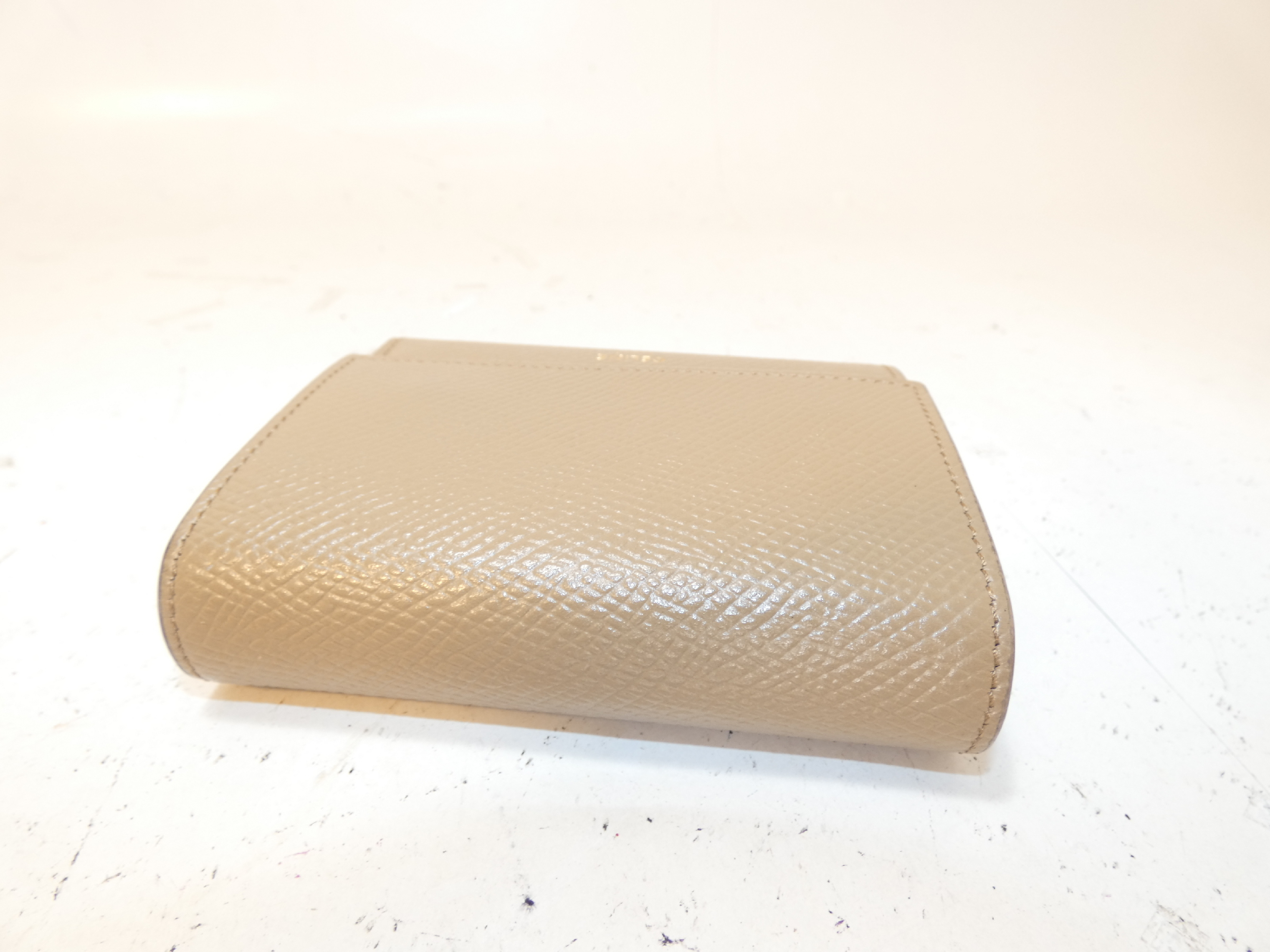 Leather Light Brown Folding Wallet — view 3