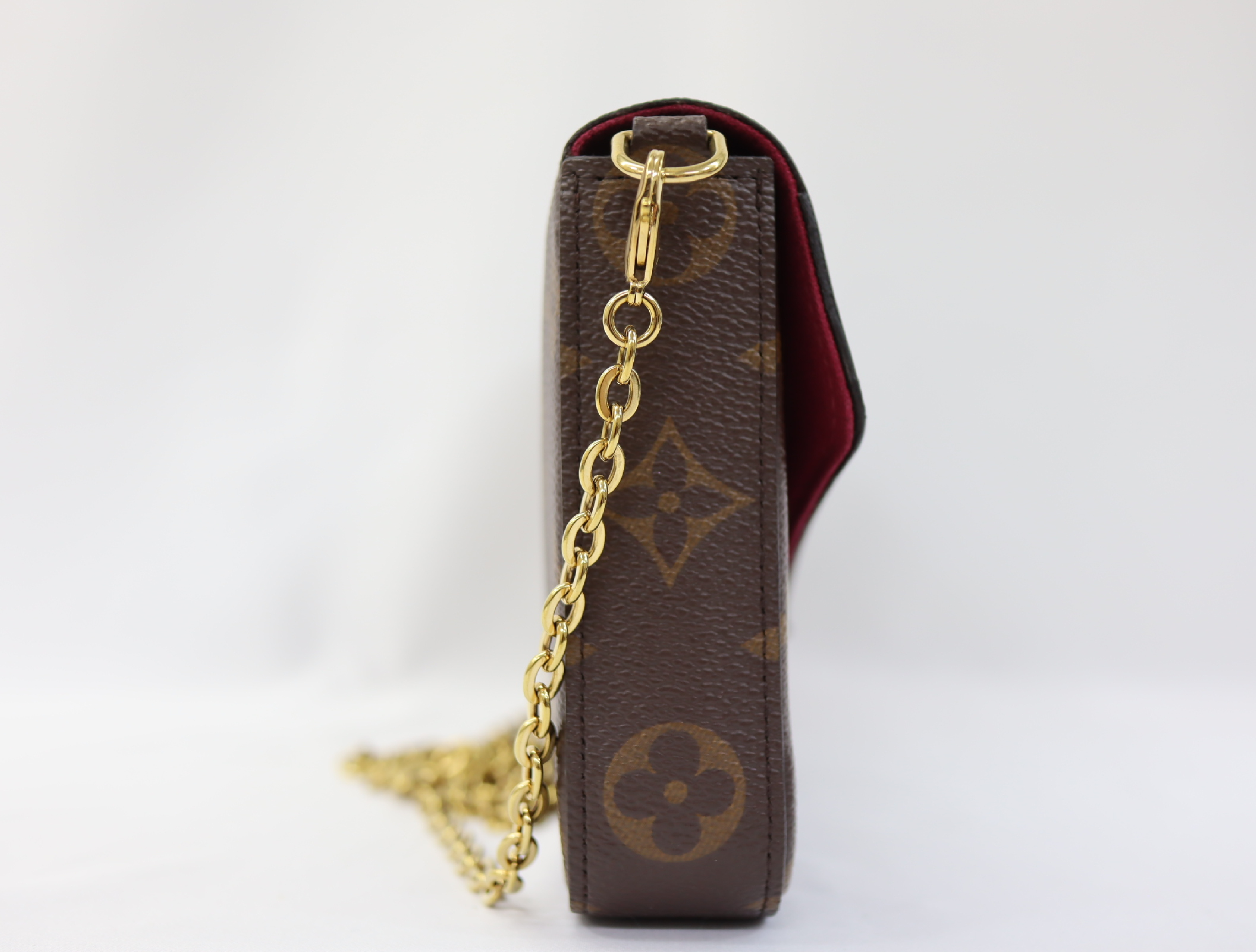 Monogram Pochette Félicie M61276 CA0291 Brown RFID Reactive Shoulder Bag — view 4