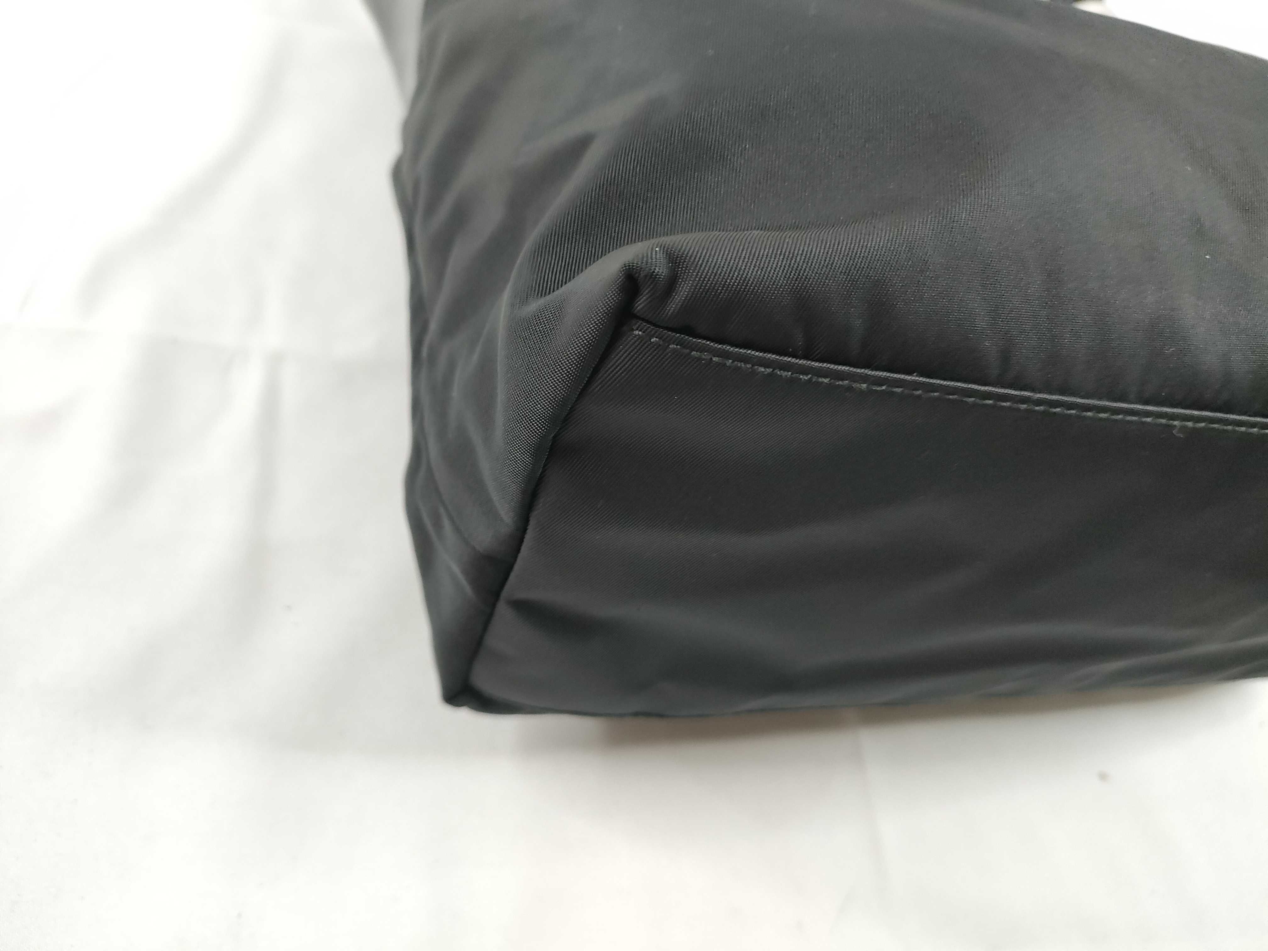 Nylon One-Shoulder Bag, Black Nylon Shoulder Bag — view 3