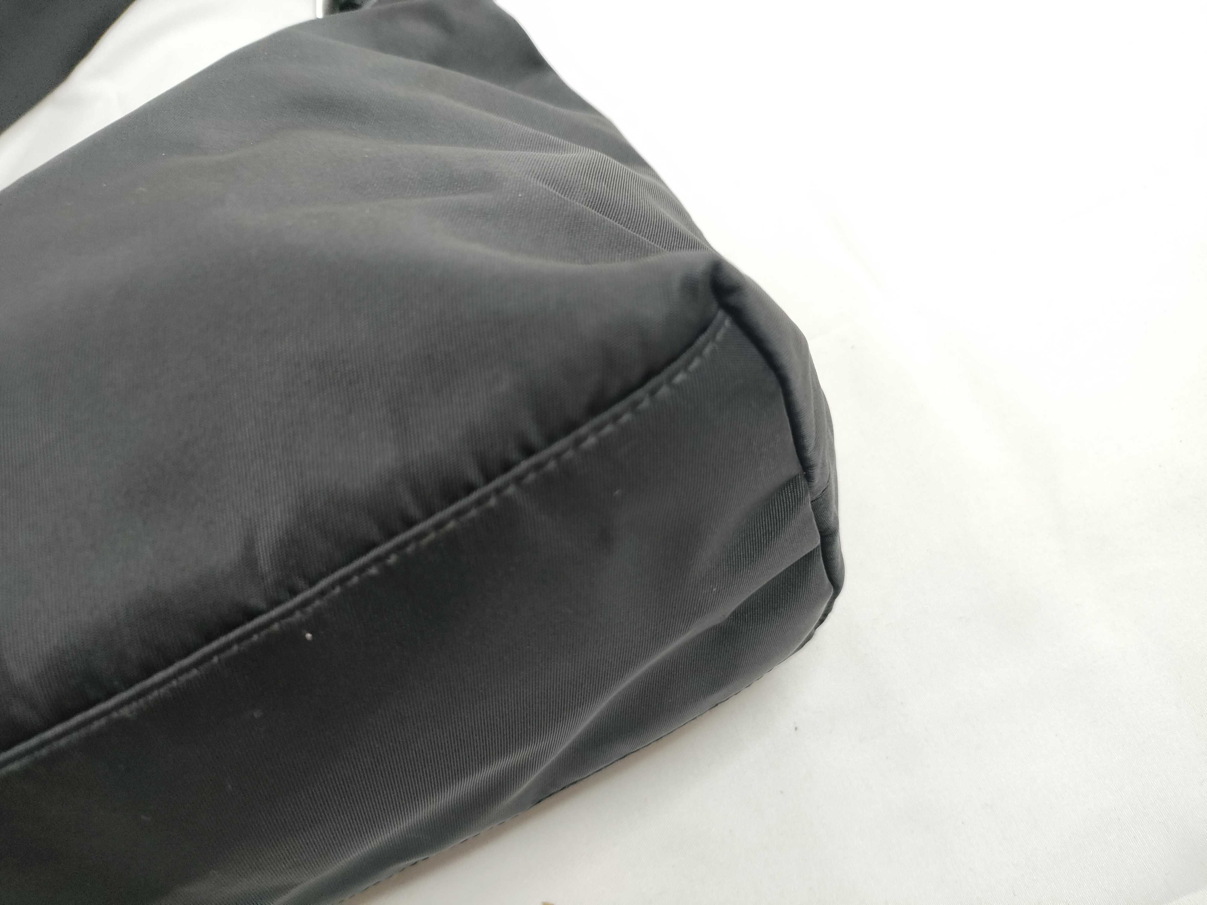 Nylon One-Shoulder Bag, Black Nylon Shoulder Bag — view 5