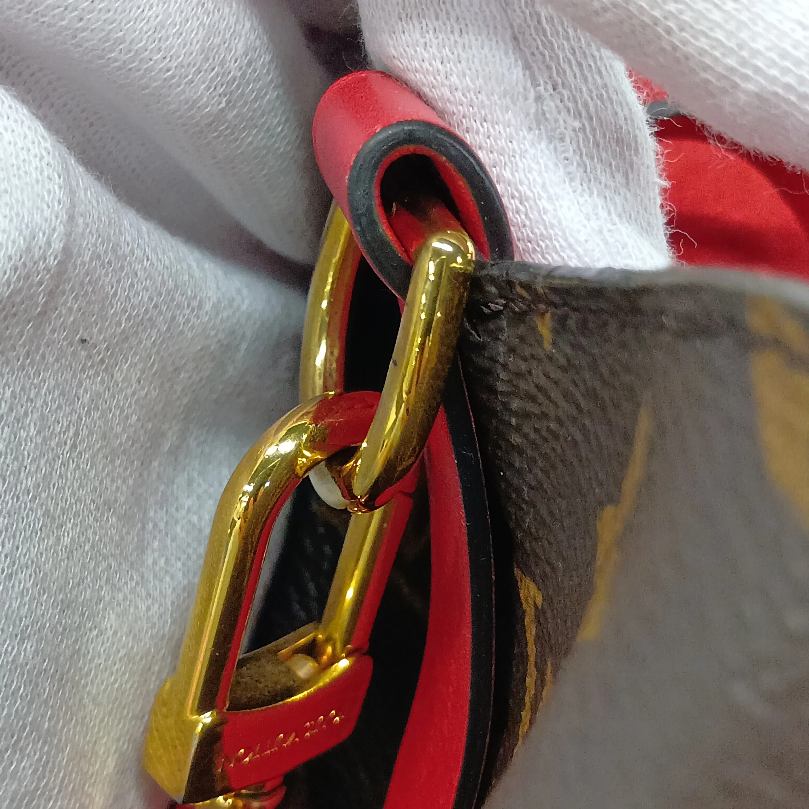 Monogram NeoNoe M44021 RI2169 Red x Brown (RFID detected) — view 14