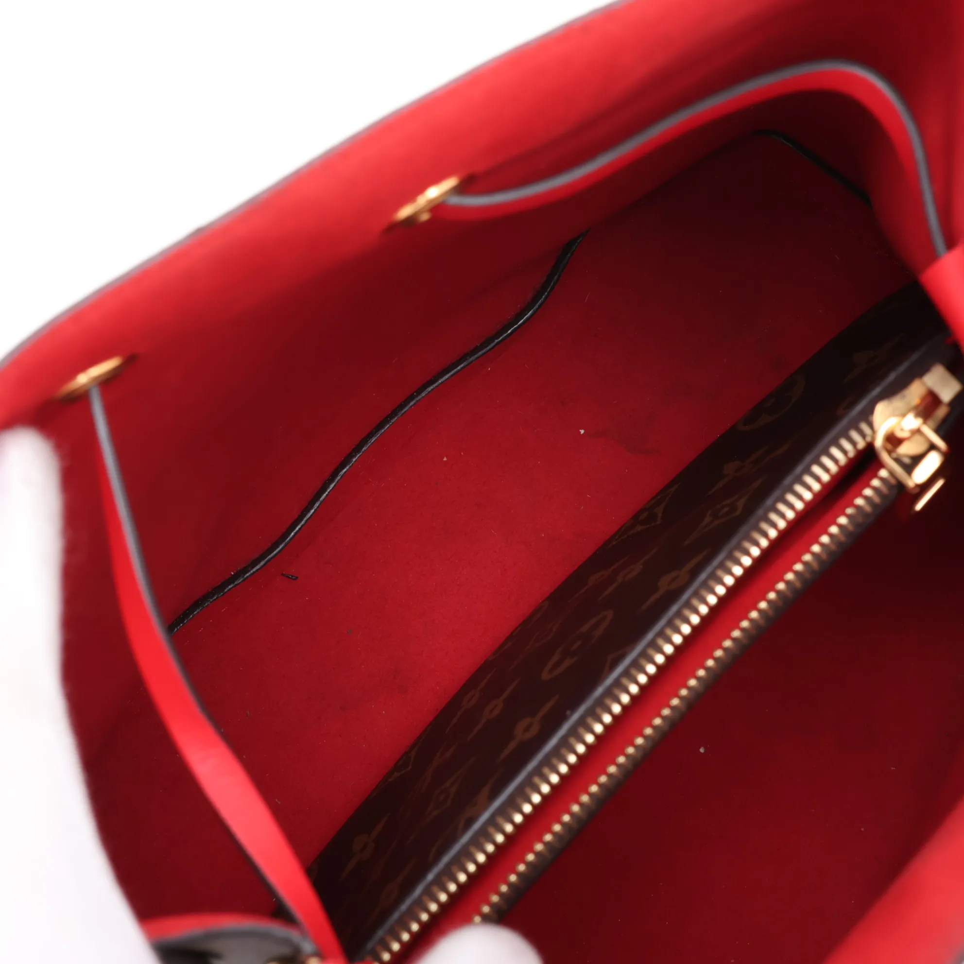 Monogram NeoNoe M44021 RI2169 Red x Brown (RFID detected) — view 6