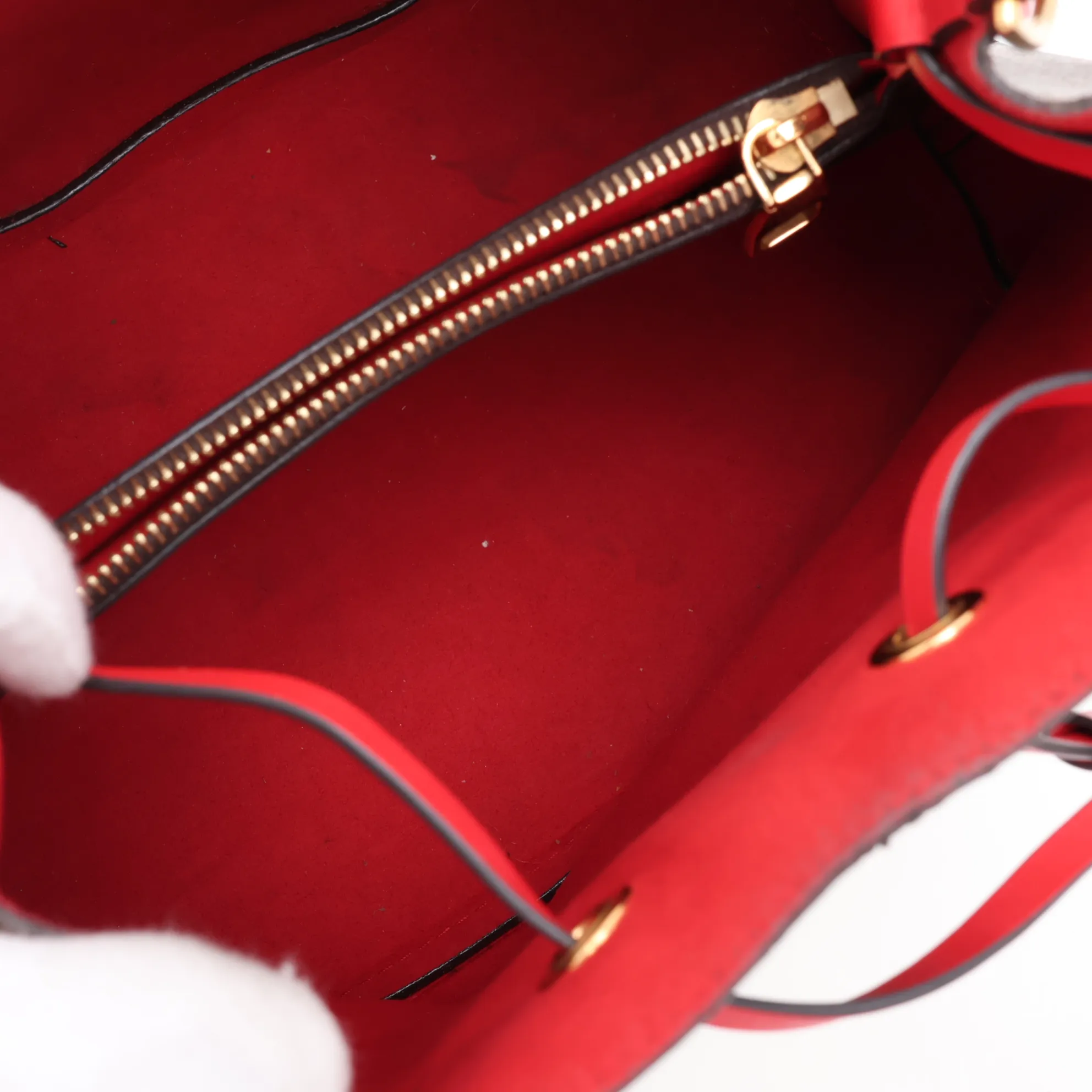 Monogram NeoNoe M44021 RI2169 Red x Brown (RFID detected) — view 7