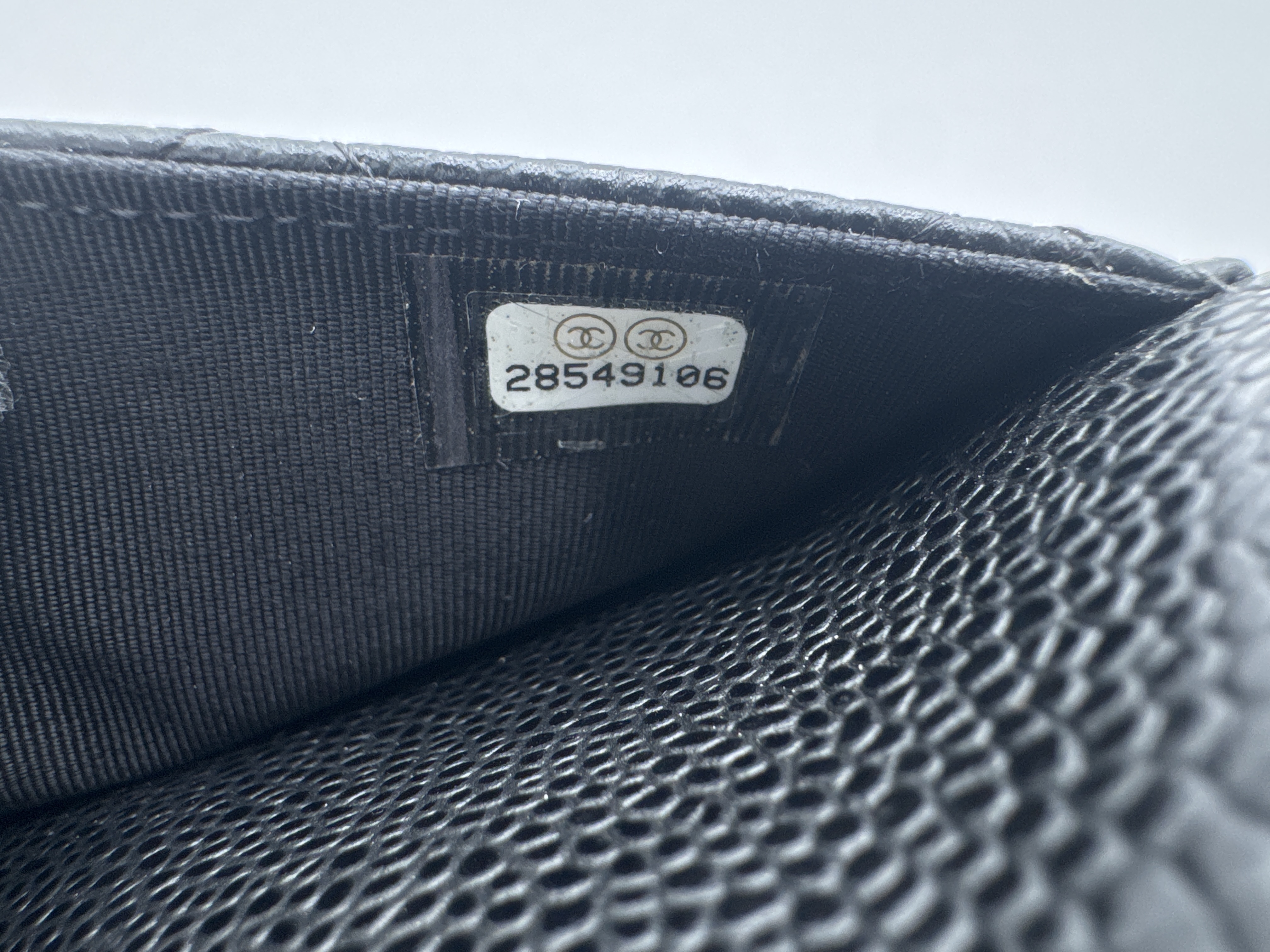 Caviar Skin Black Shoulder Bag — view 14
