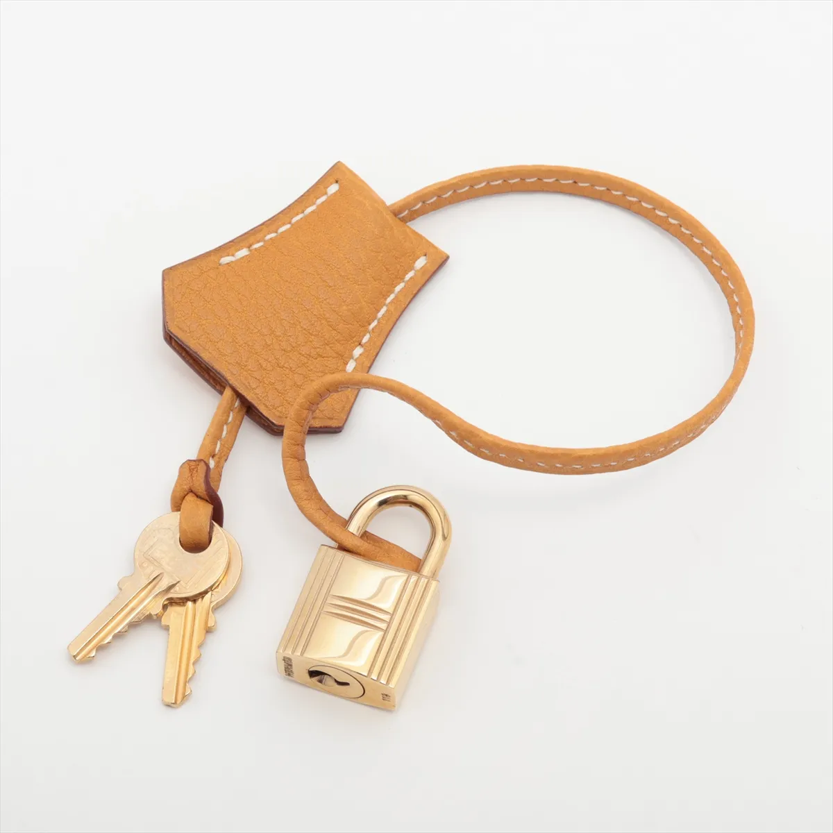Crochette Charm Leather Orange — view 2