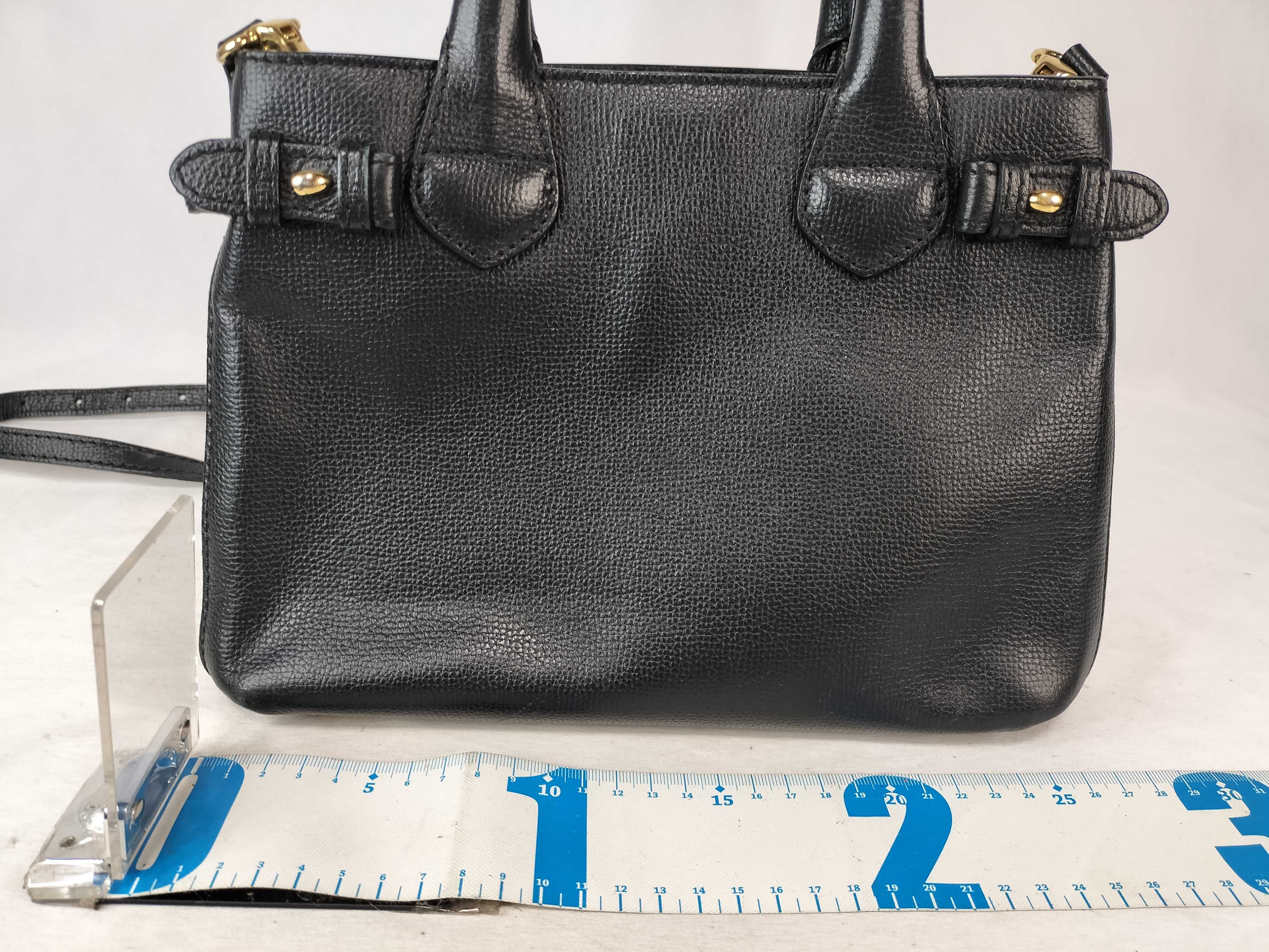 Leather Check 2-Way Handbag — view 2