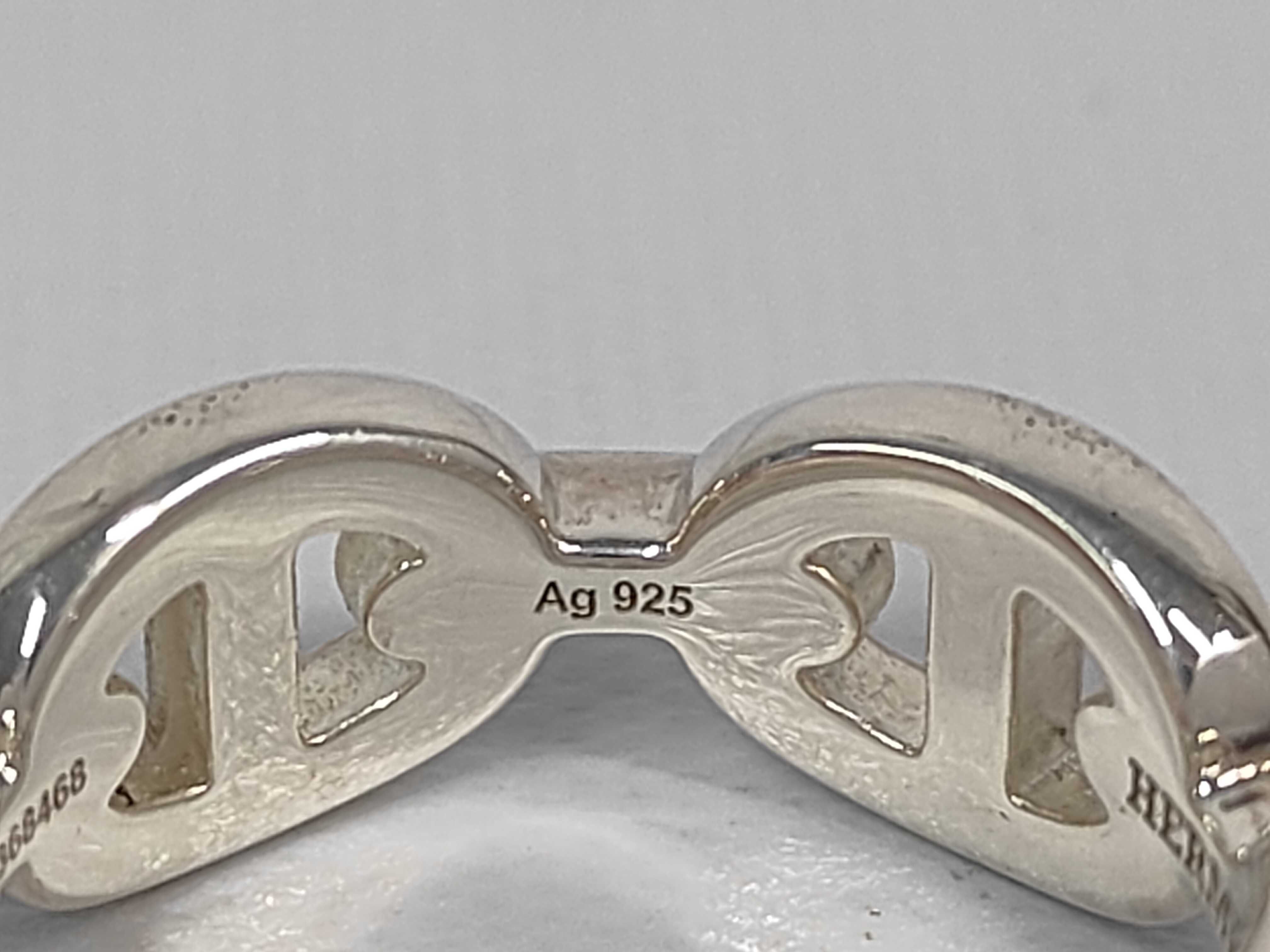 Chaine d'Ancre Enchainée Ring #51 (equivalent to size 10) Hermes Ring — view 7