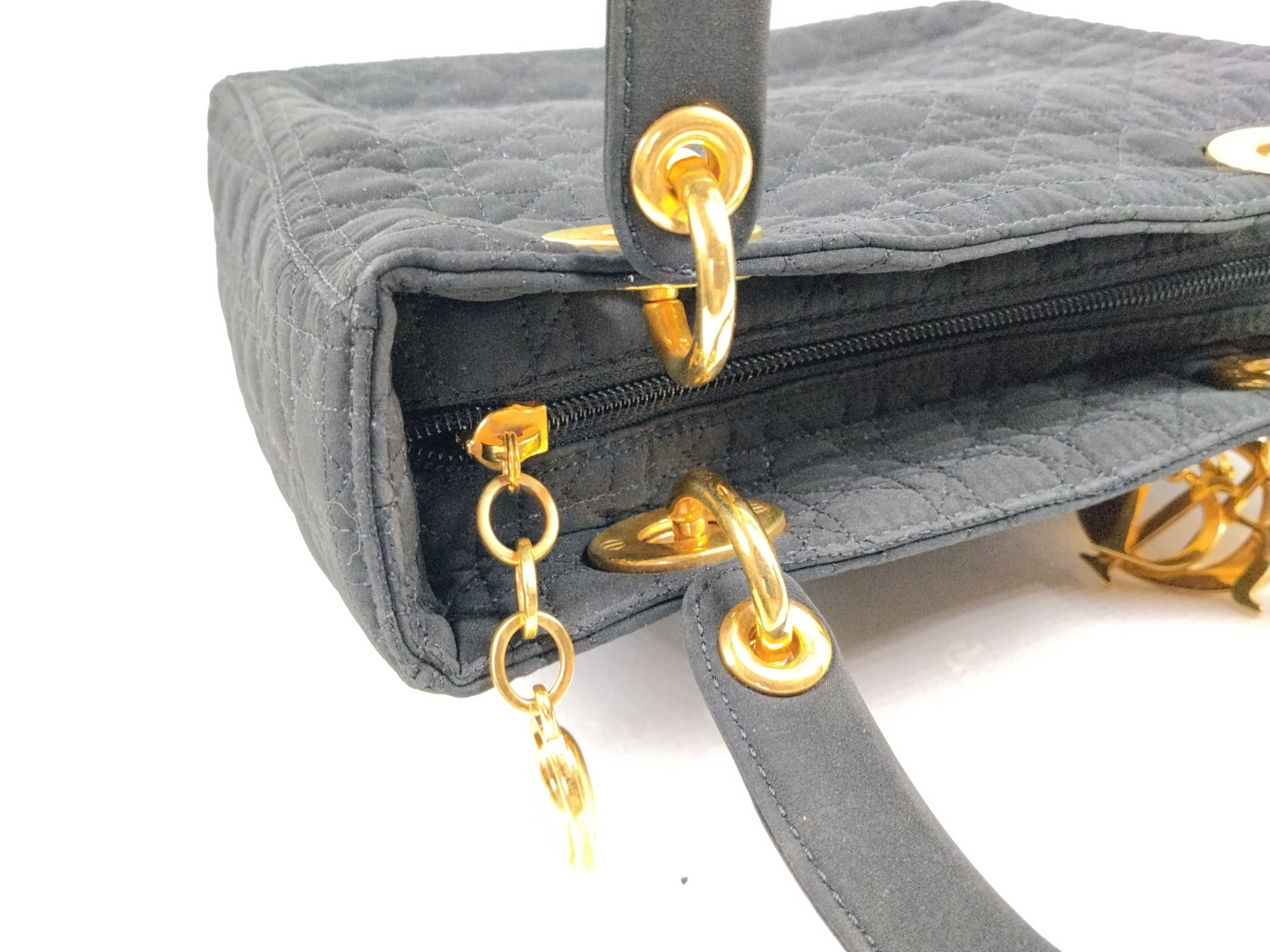 Lady Dior Cannage Handbag — view 9
