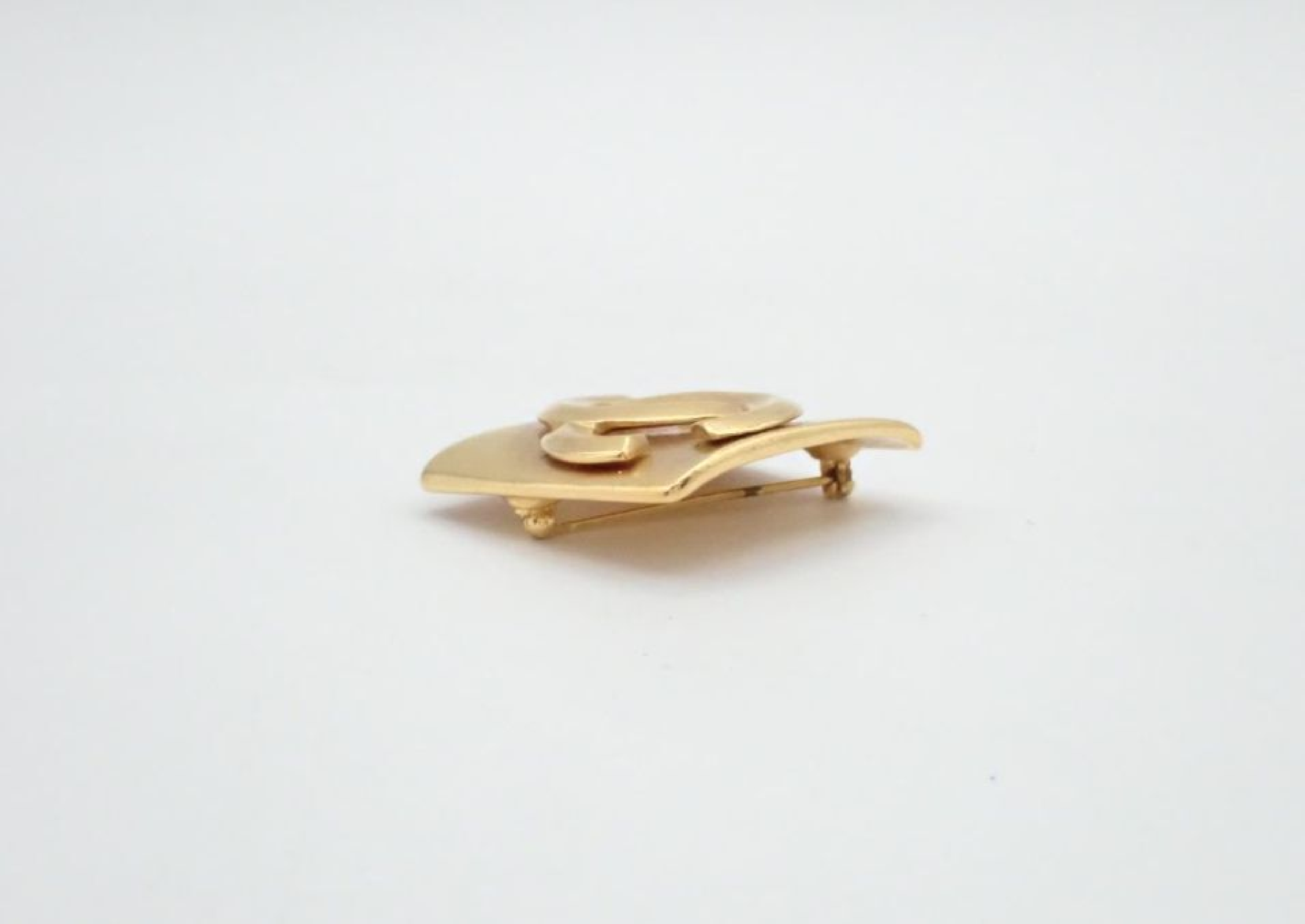 Coco Mark Gold Brooch (with embellishments) — view 3