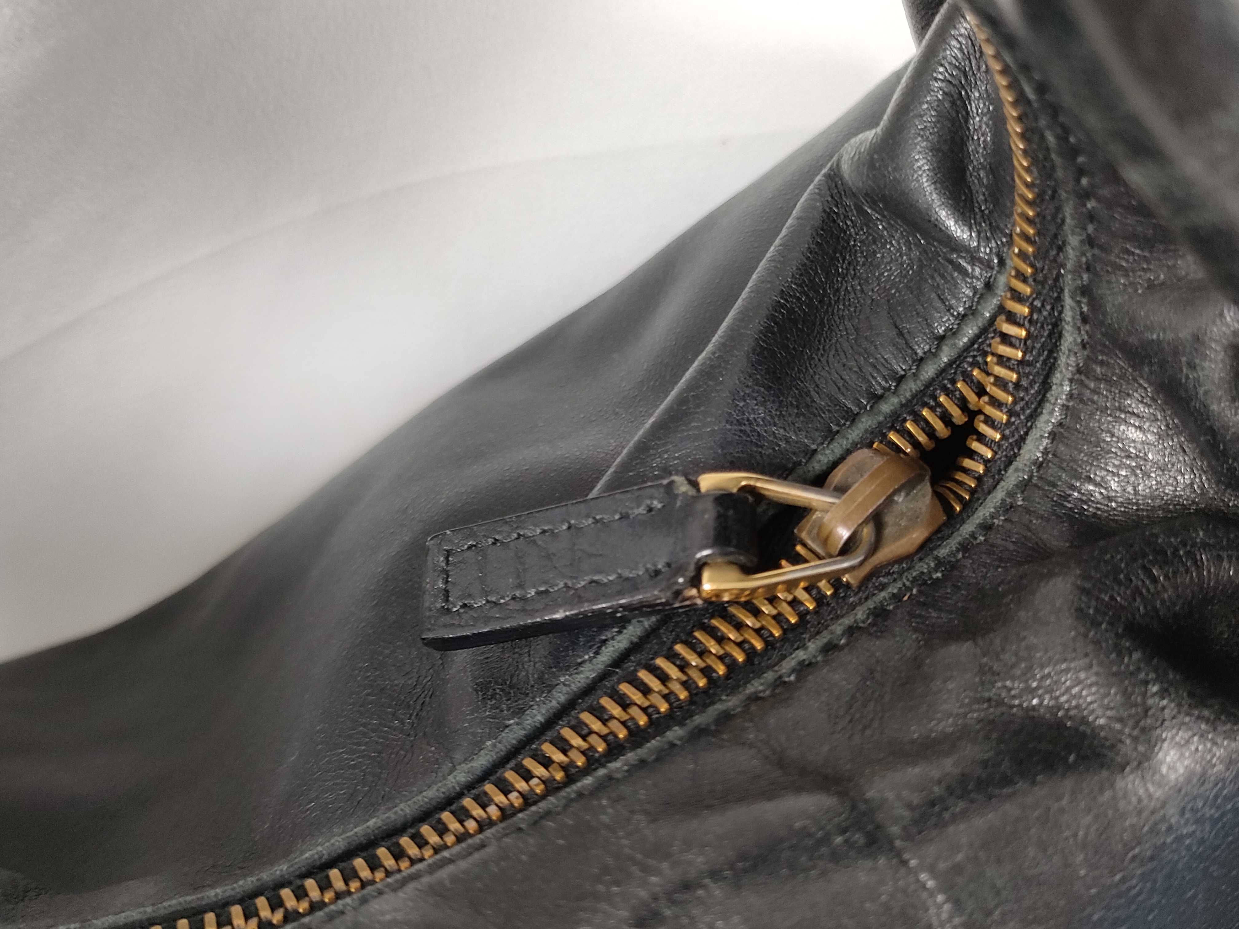 Horsebit Leather Shoulder Bag, Black, 115867 (Shoulder Bag) — view 5