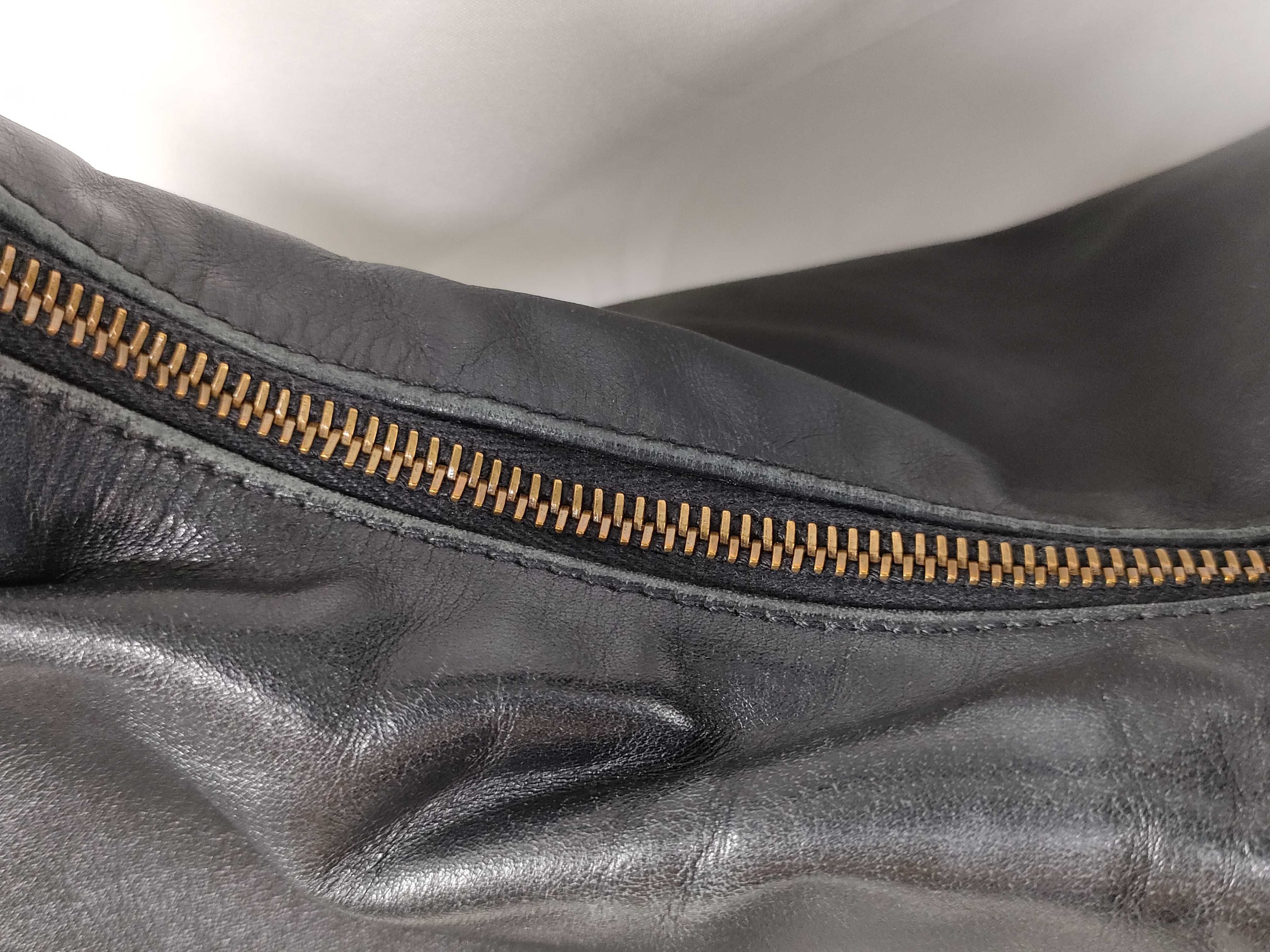 Horsebit Leather Shoulder Bag, Black, 115867 (Shoulder Bag) — view 6