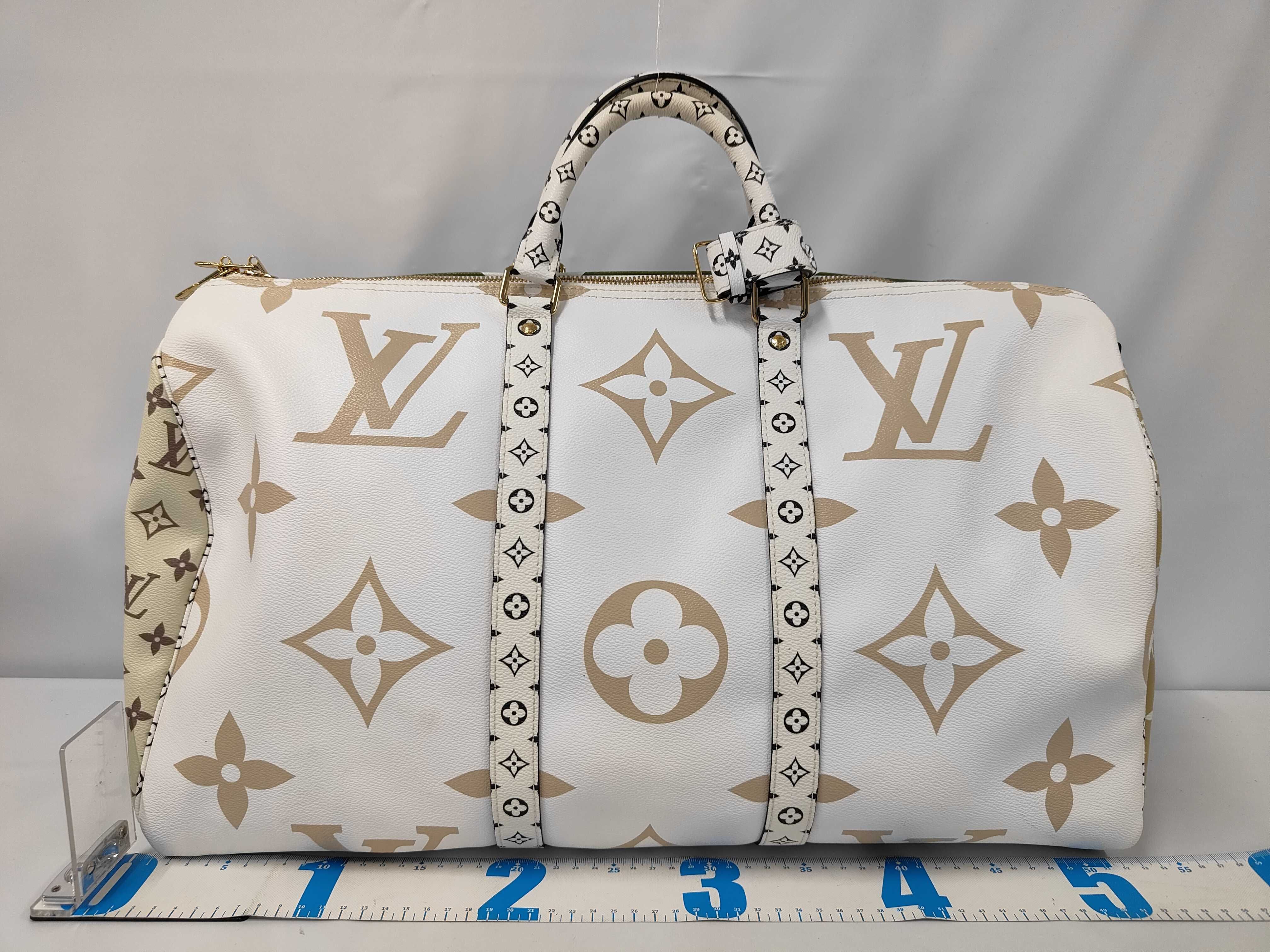 M44590 Keepall Bandoulière 50 Giant Monogram Reverse Boston Bag — view 2